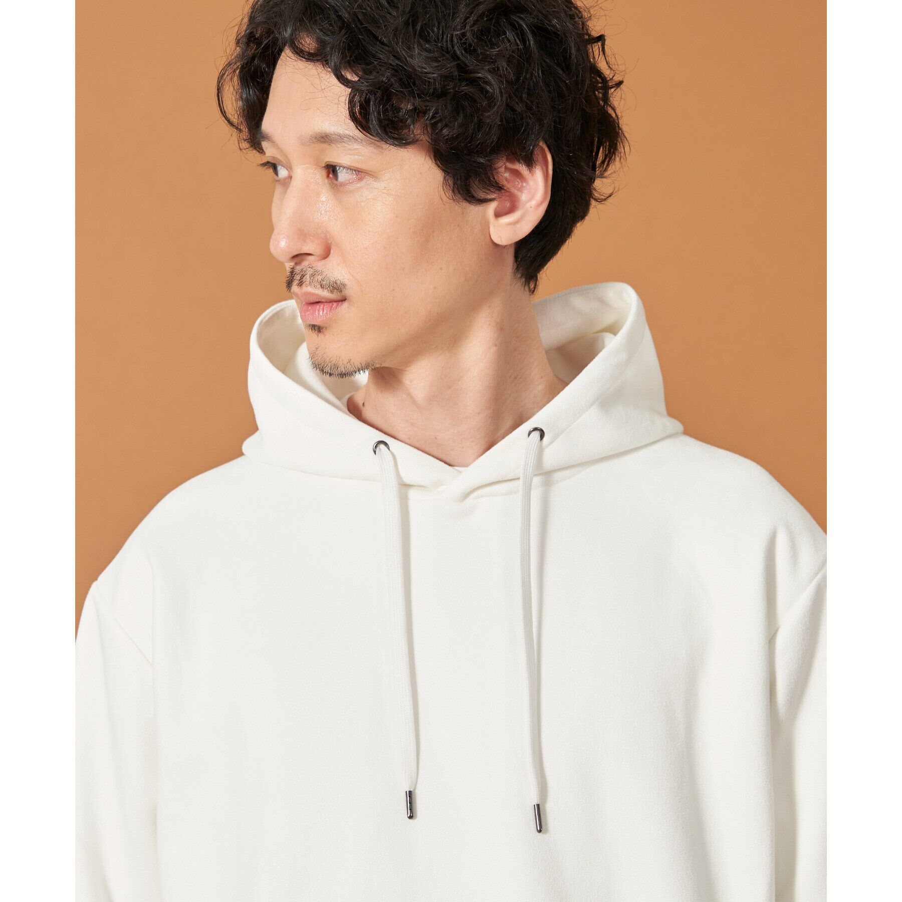 THE SHOP TK「杢スウェードタッチパーカー」|パーカー|