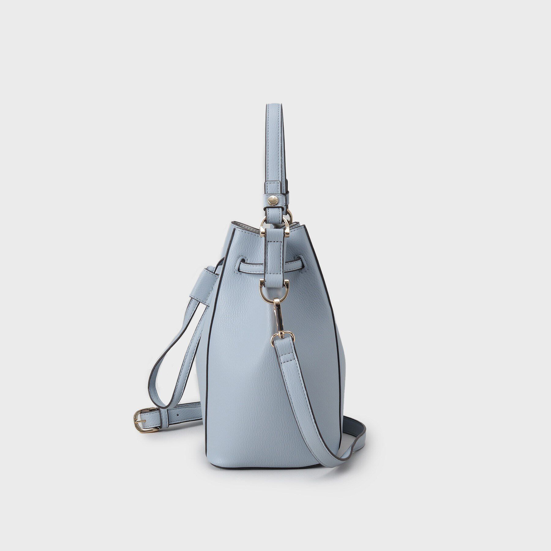 THE SHOP TK「巾着合皮バッグ」|ショルダー・メッセンジャー|