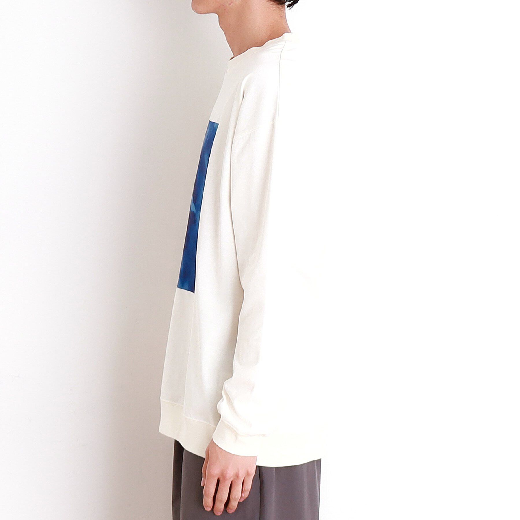 THE SHOP TK「プリントリブ長袖Tシャツ」|Tシャツ・カットソー|