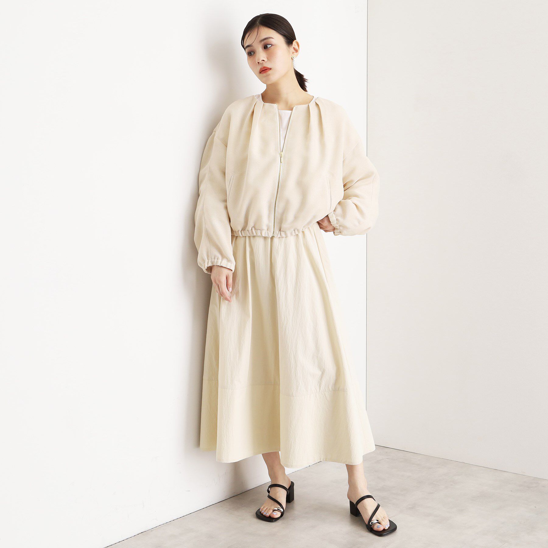 THE SHOP TK「パナマメッシュブルゾン【洗える】」|ブルゾン・スタジャン|