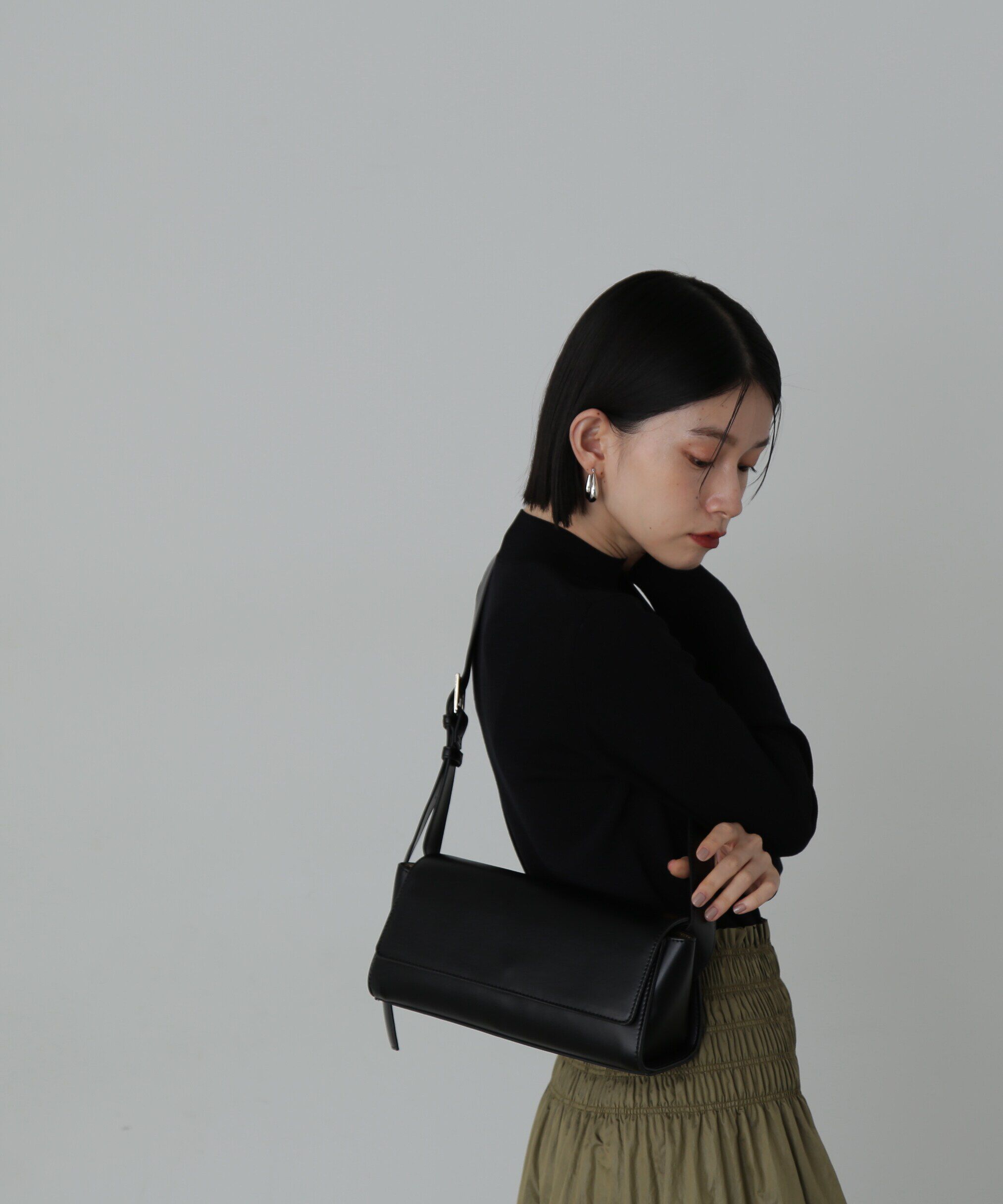  「総針ボトルネック長袖ニット」|ニット・セーター|