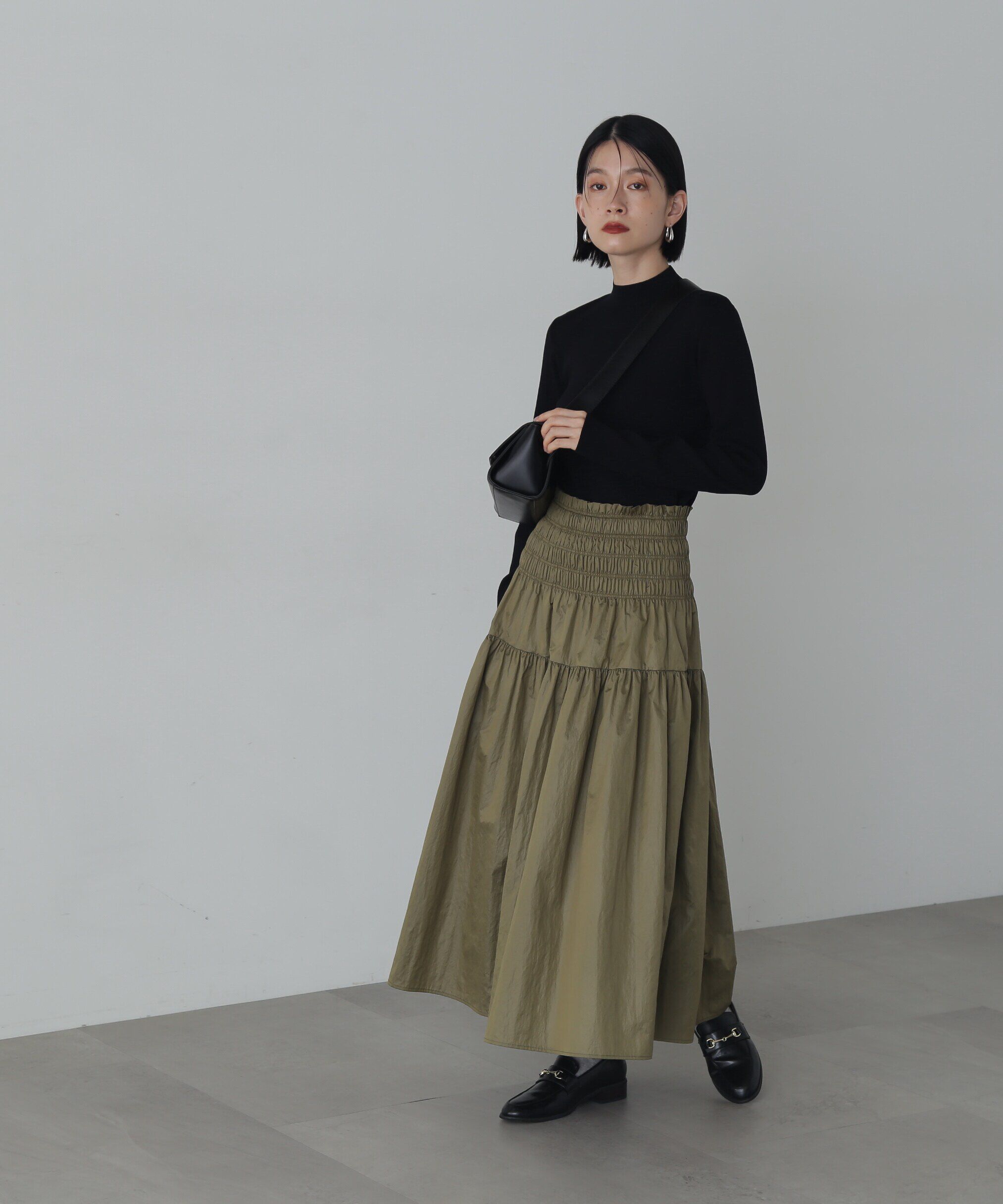  「総針ボトルネック長袖ニット」|ニット・セーター|