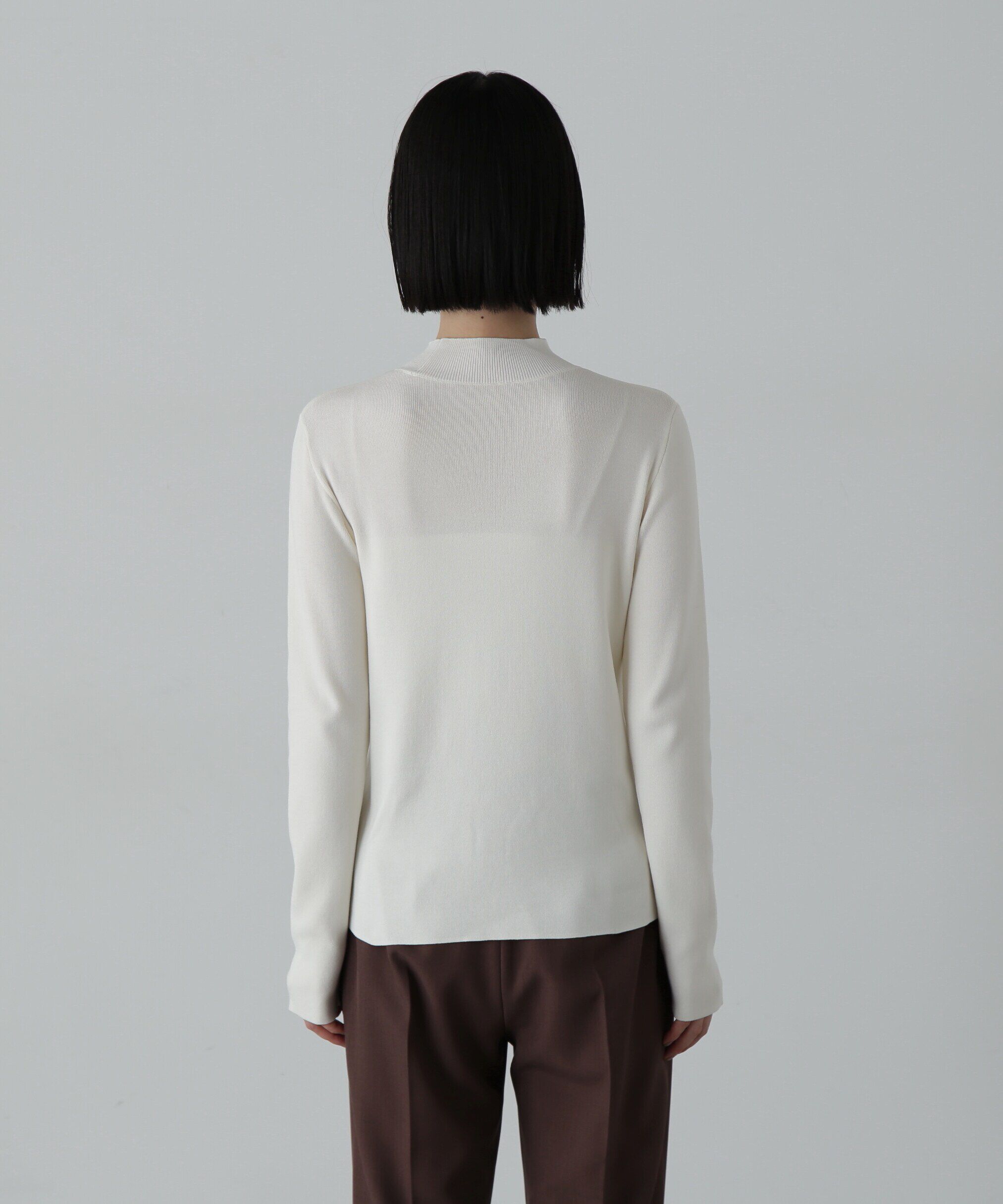  「総針ボトルネック長袖ニット」|ニット・セーター|