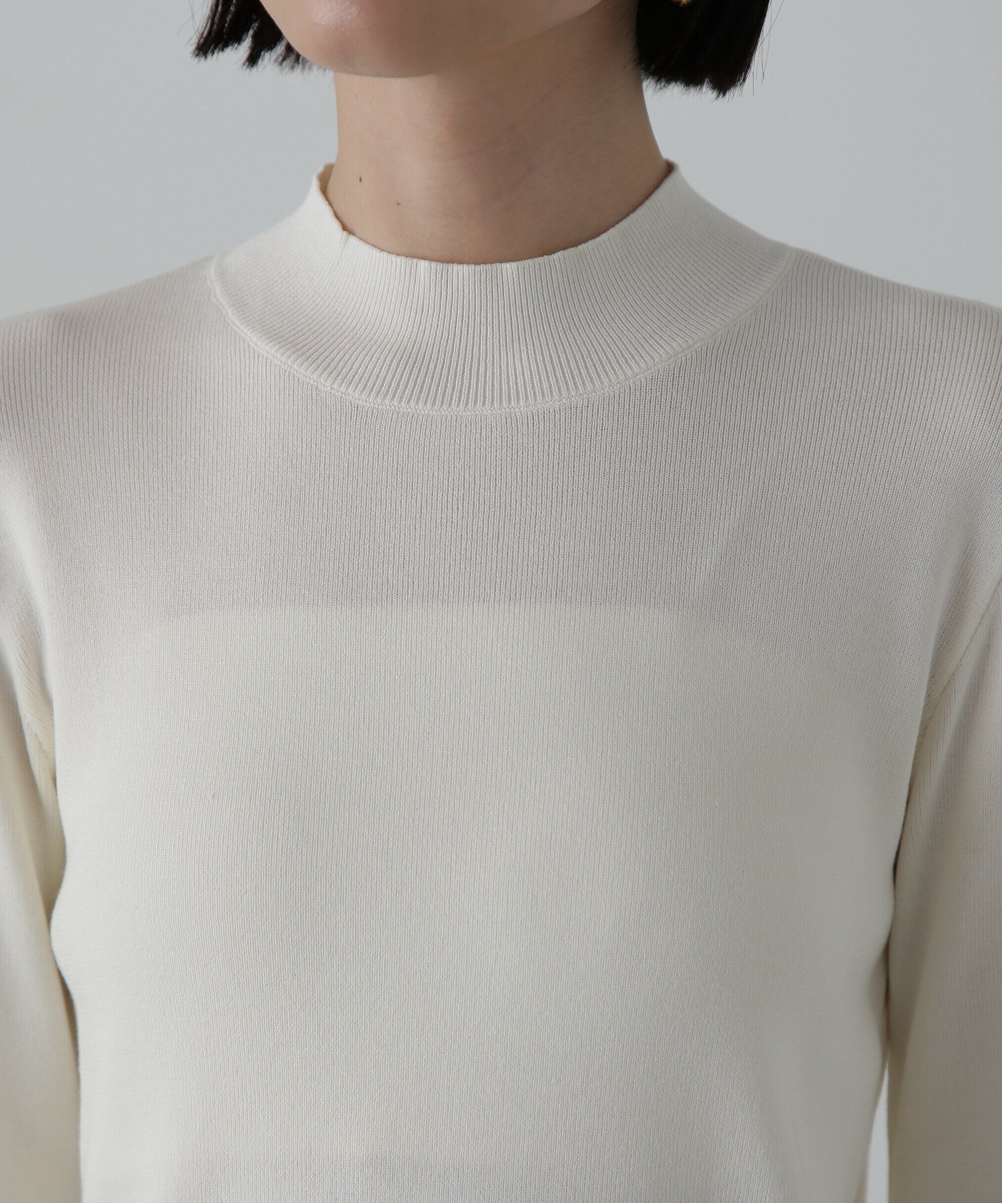  「総針ボトルネック長袖ニット」|ニット・セーター|