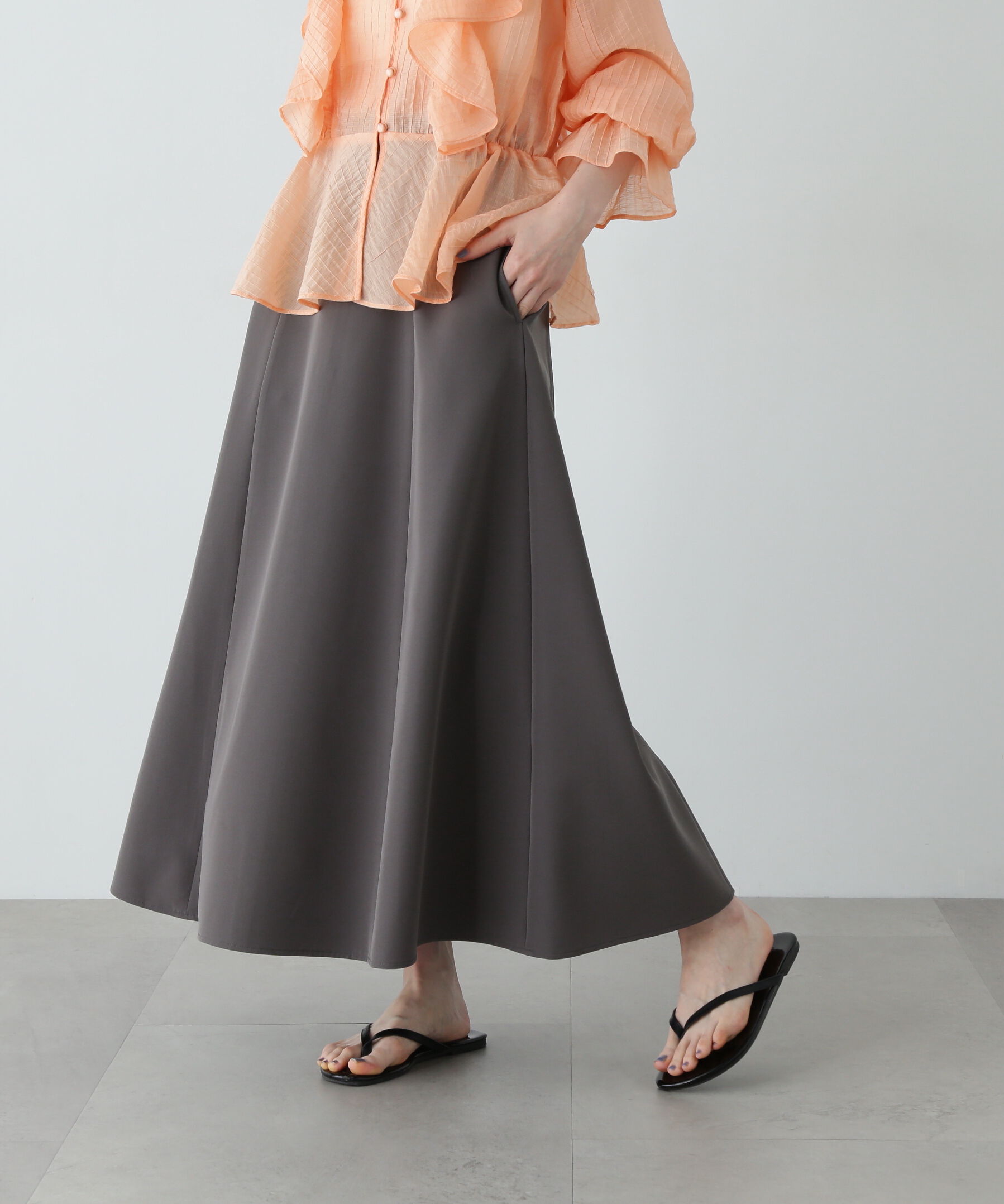  「ユースフルフレアスカート」|スカート|