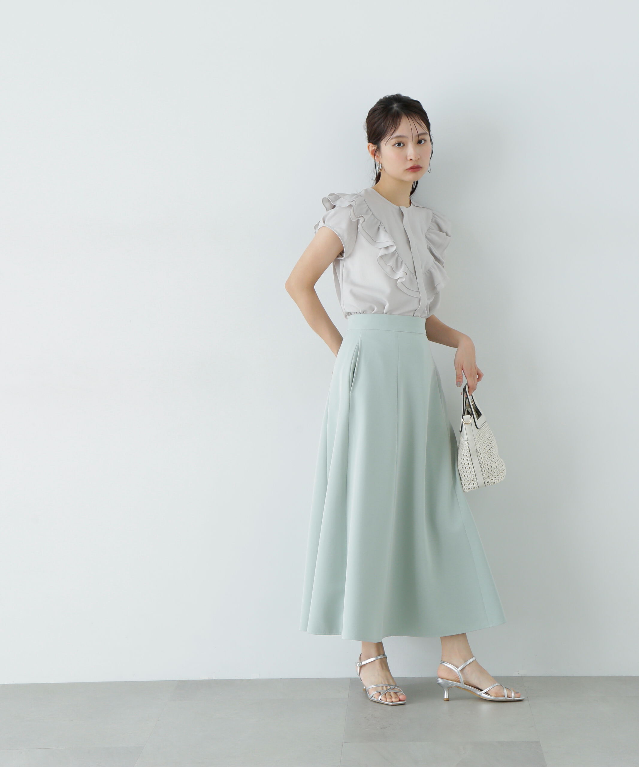  「ユースフルフレアスカート」|スカート|