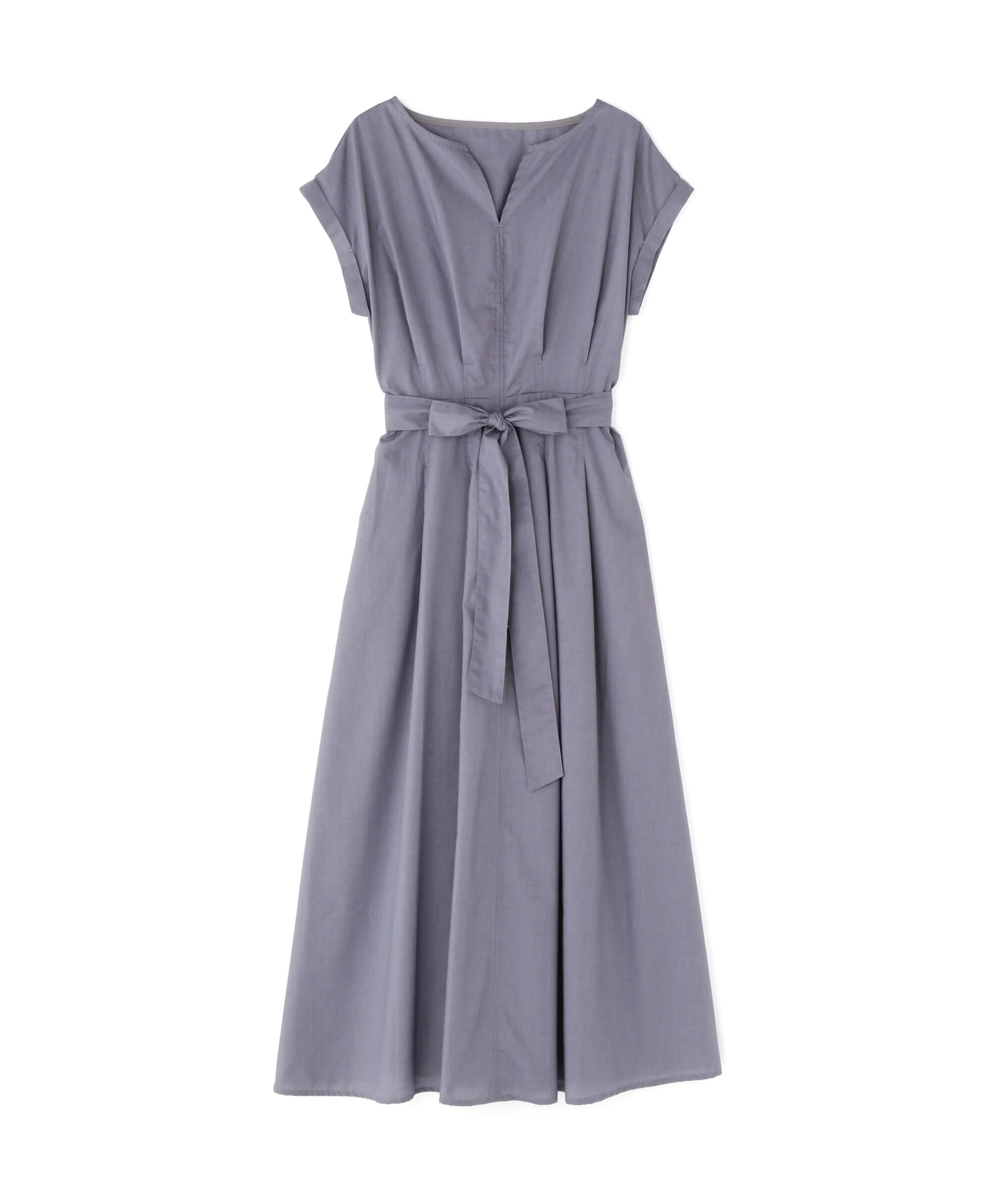  「タックウエストリボンワンピース」|ワンピース|