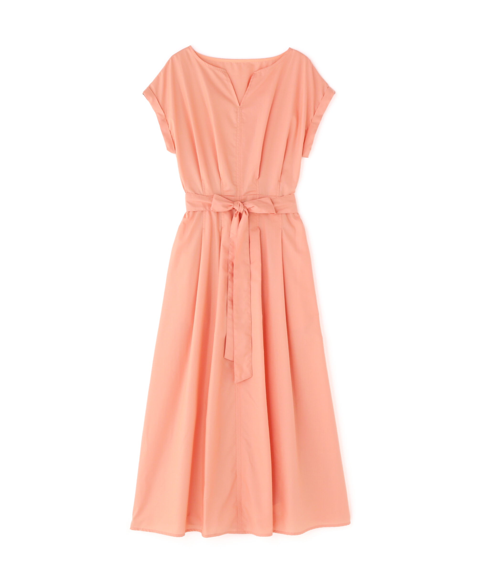  「タックウエストリボンワンピース」|ワンピース|