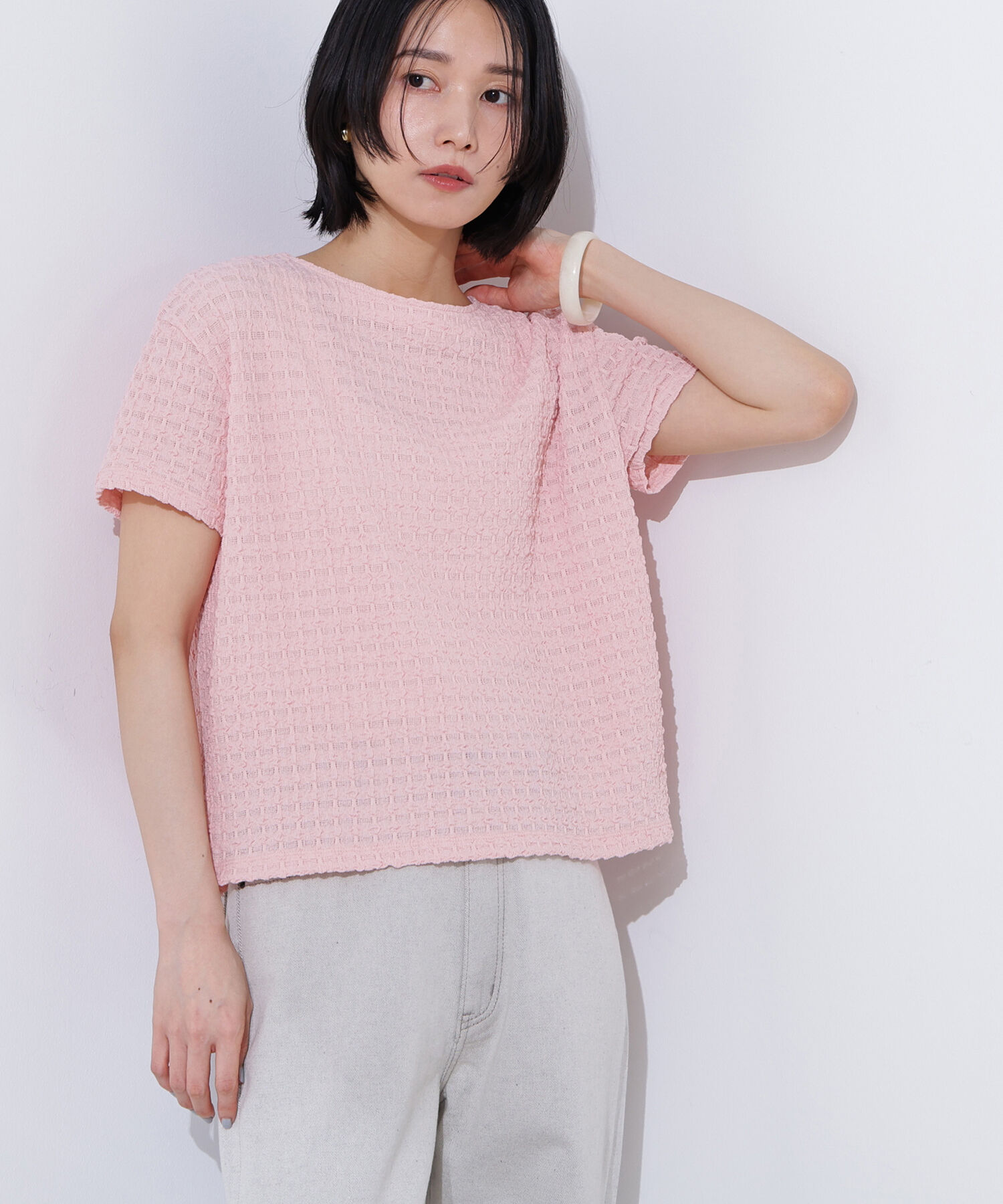  「ポコポコボクシーカットソー」|Tシャツ・カットソー|