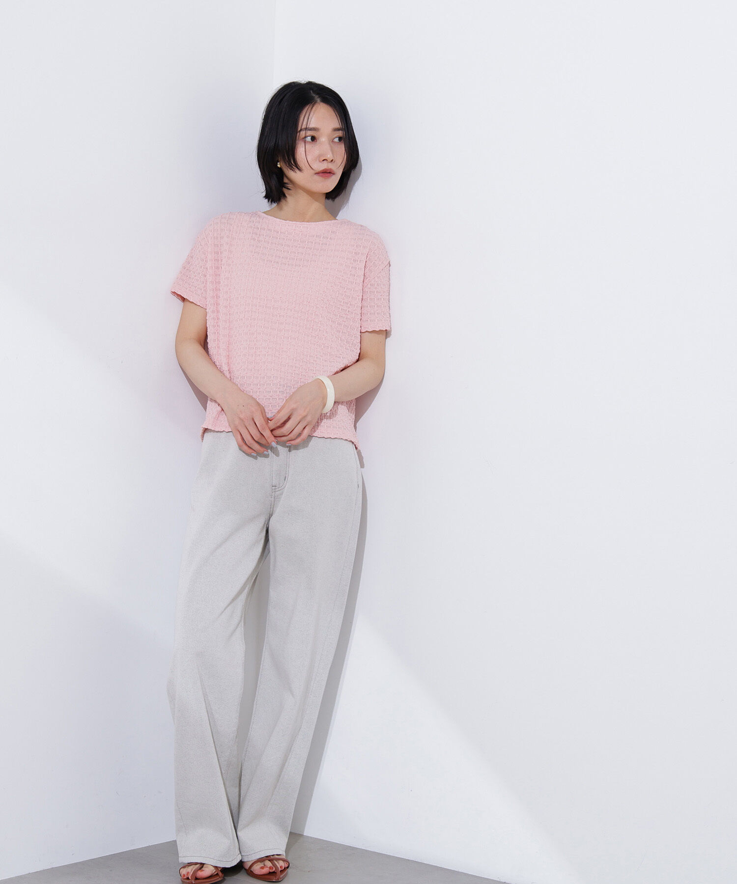  「ポコポコボクシーカットソー」|Tシャツ・カットソー|