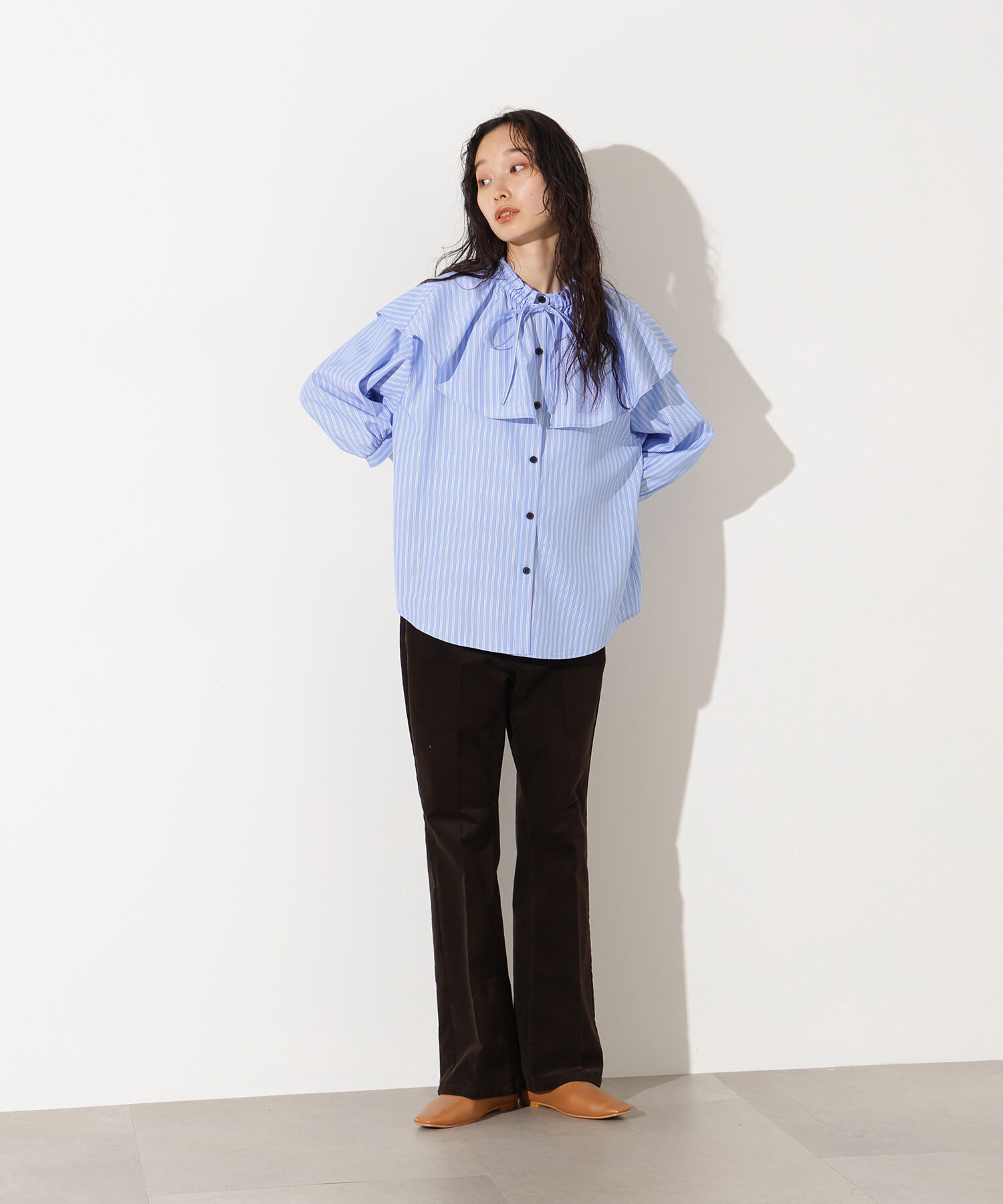  「コーデュロイフレアパンツ」|その他|