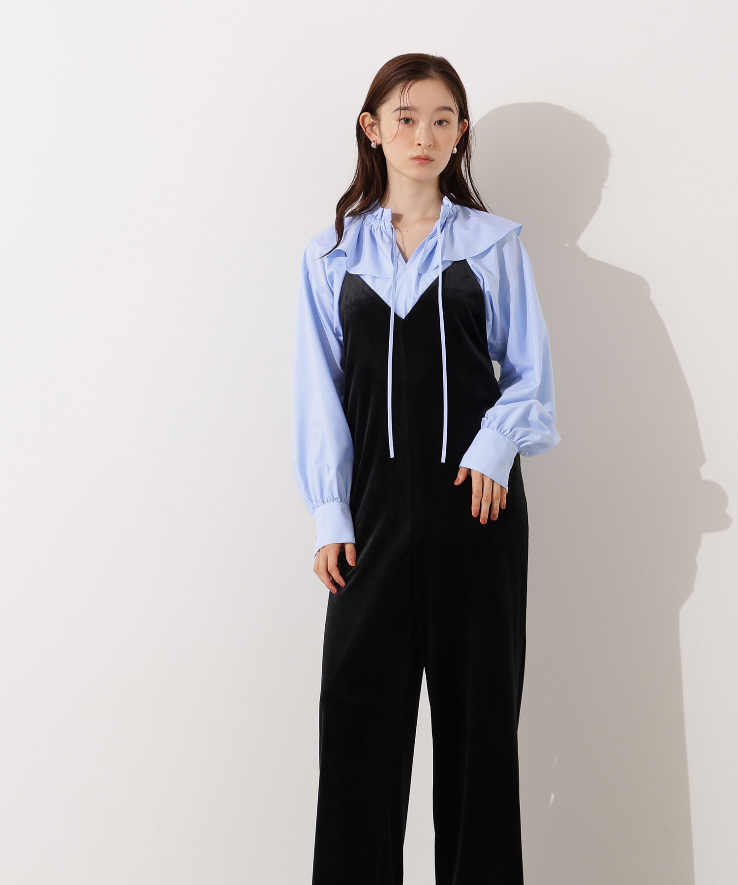  「ベロアオールインワン」|ワンピース|