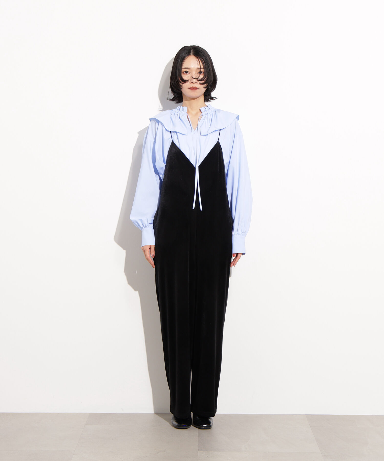  「ベロアオールインワン」|ワンピース|