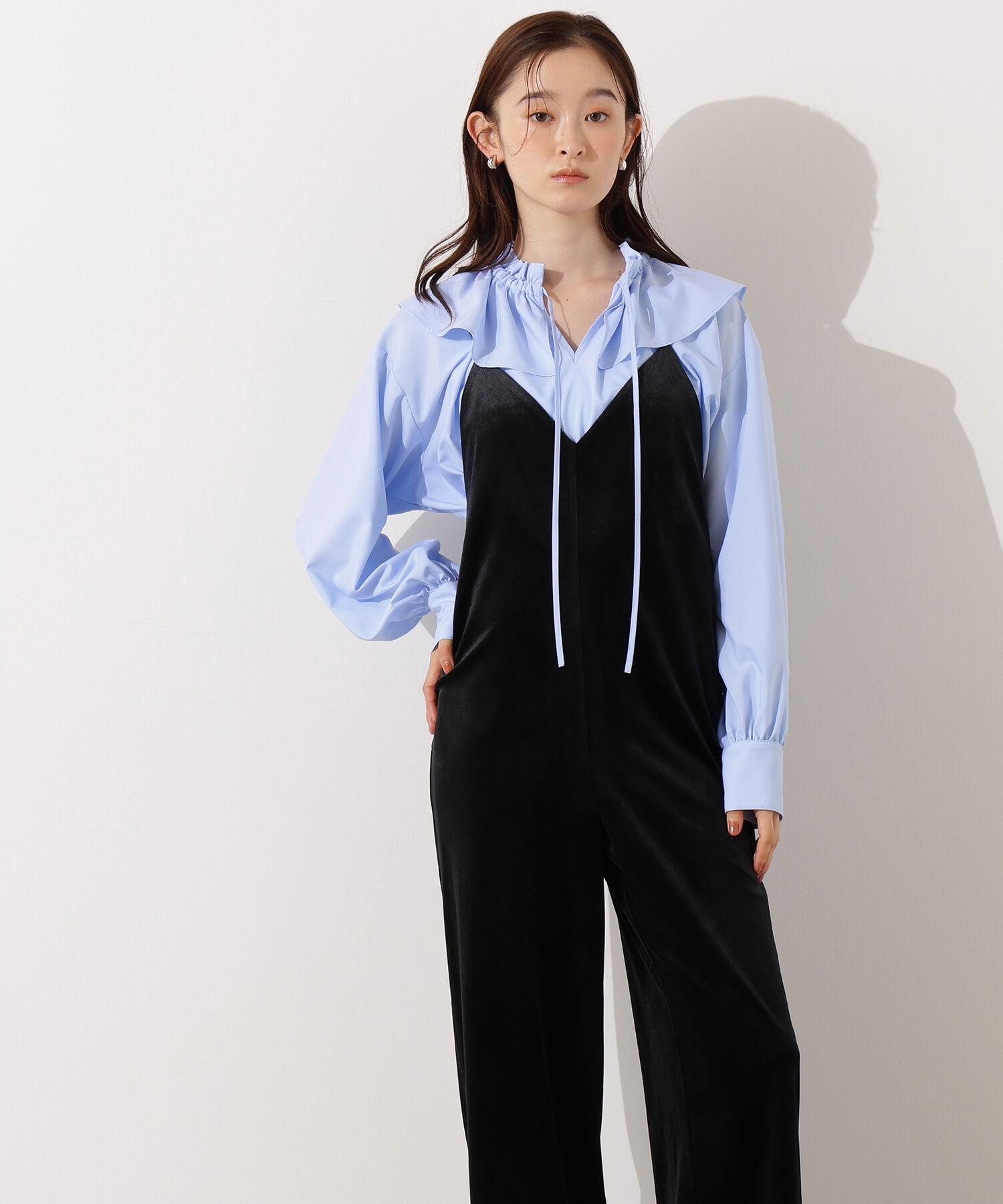  「ベロアオールインワン」|ワンピース|