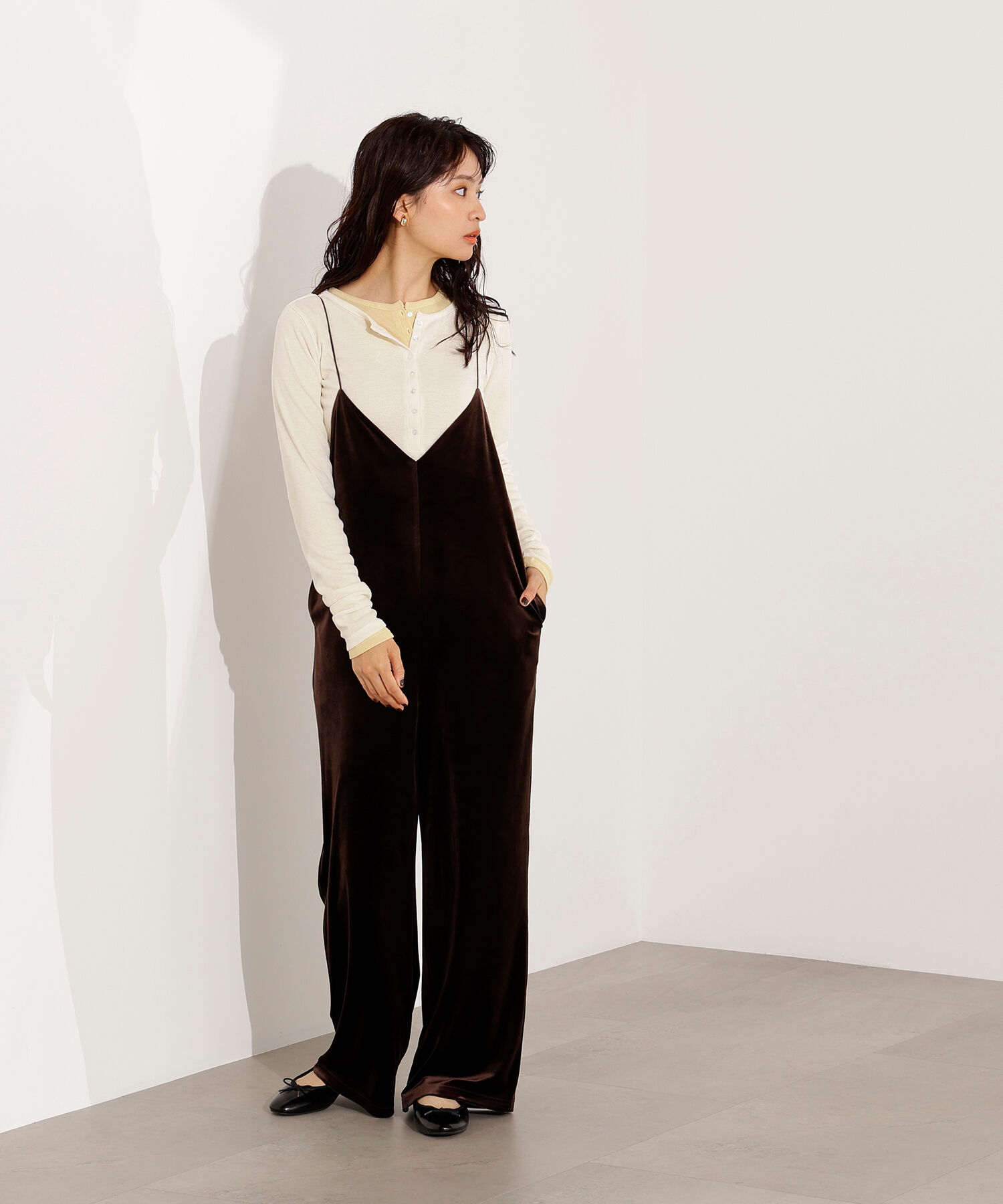  「ベロアオールインワン」|ワンピース|