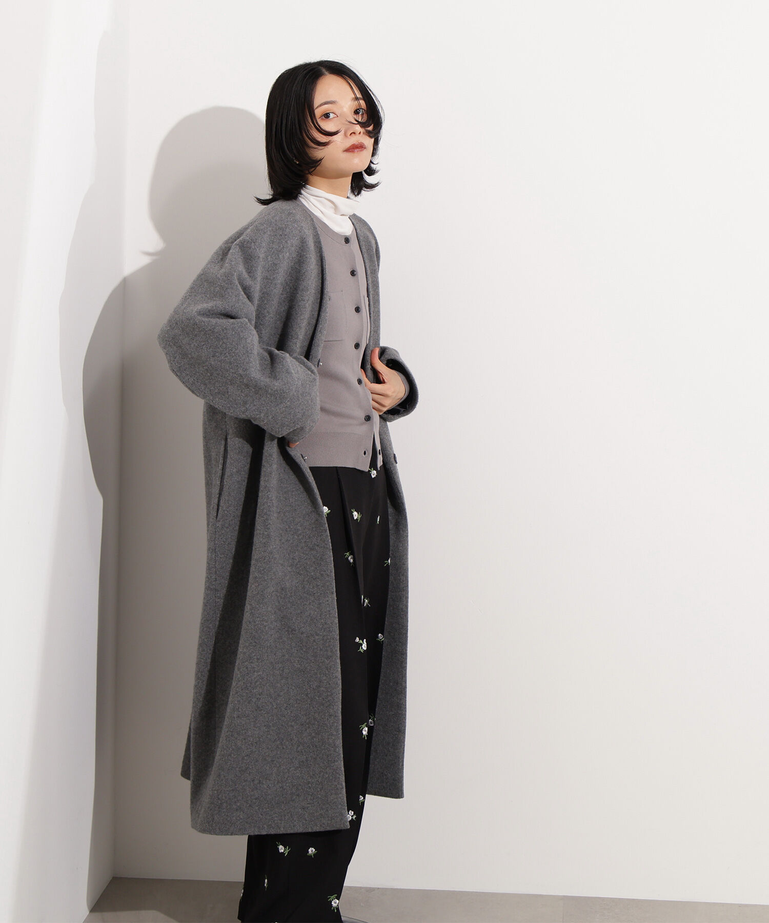  「カラーレスロングコート」|その他|