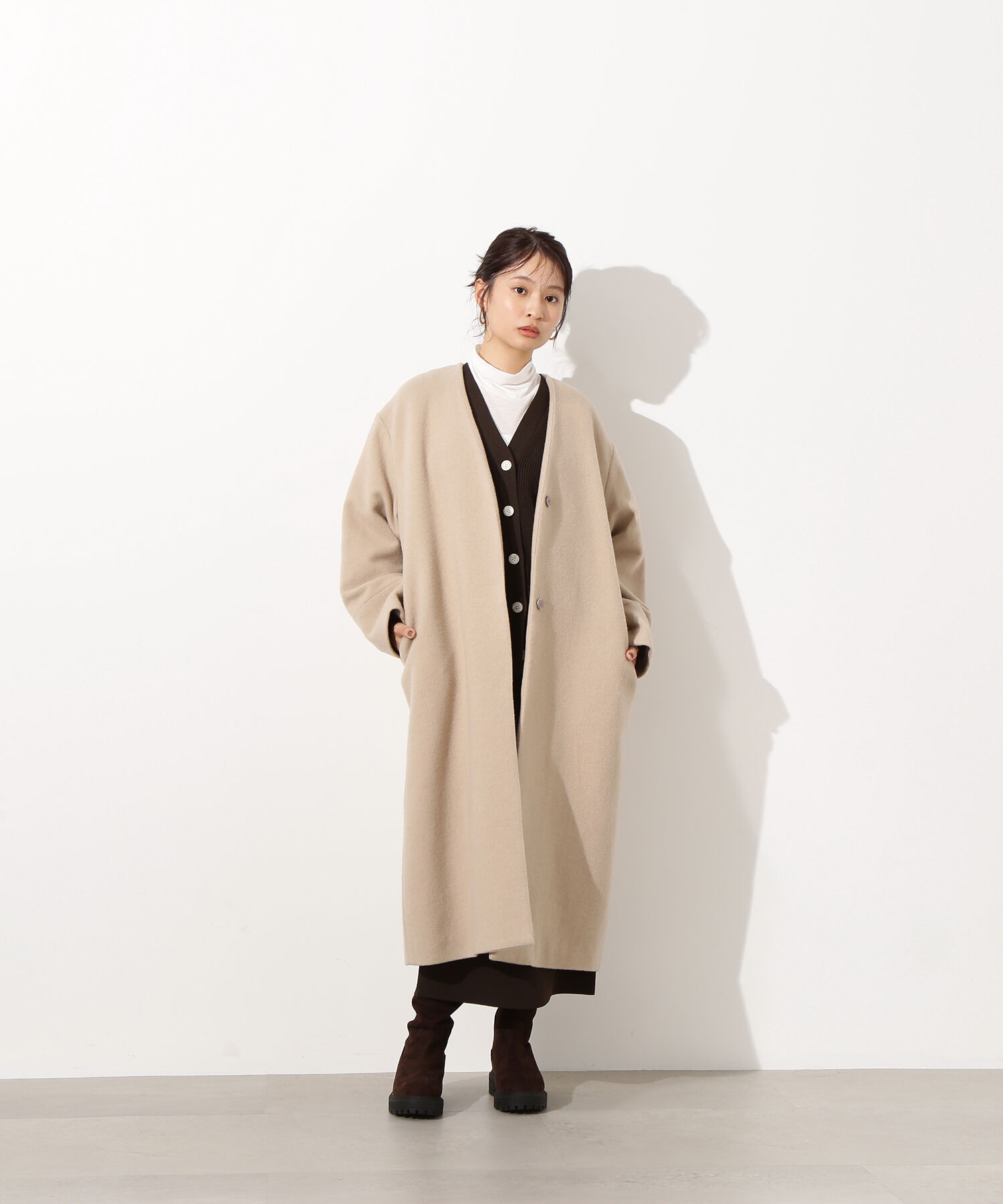  「カラーレスロングコート」|その他|