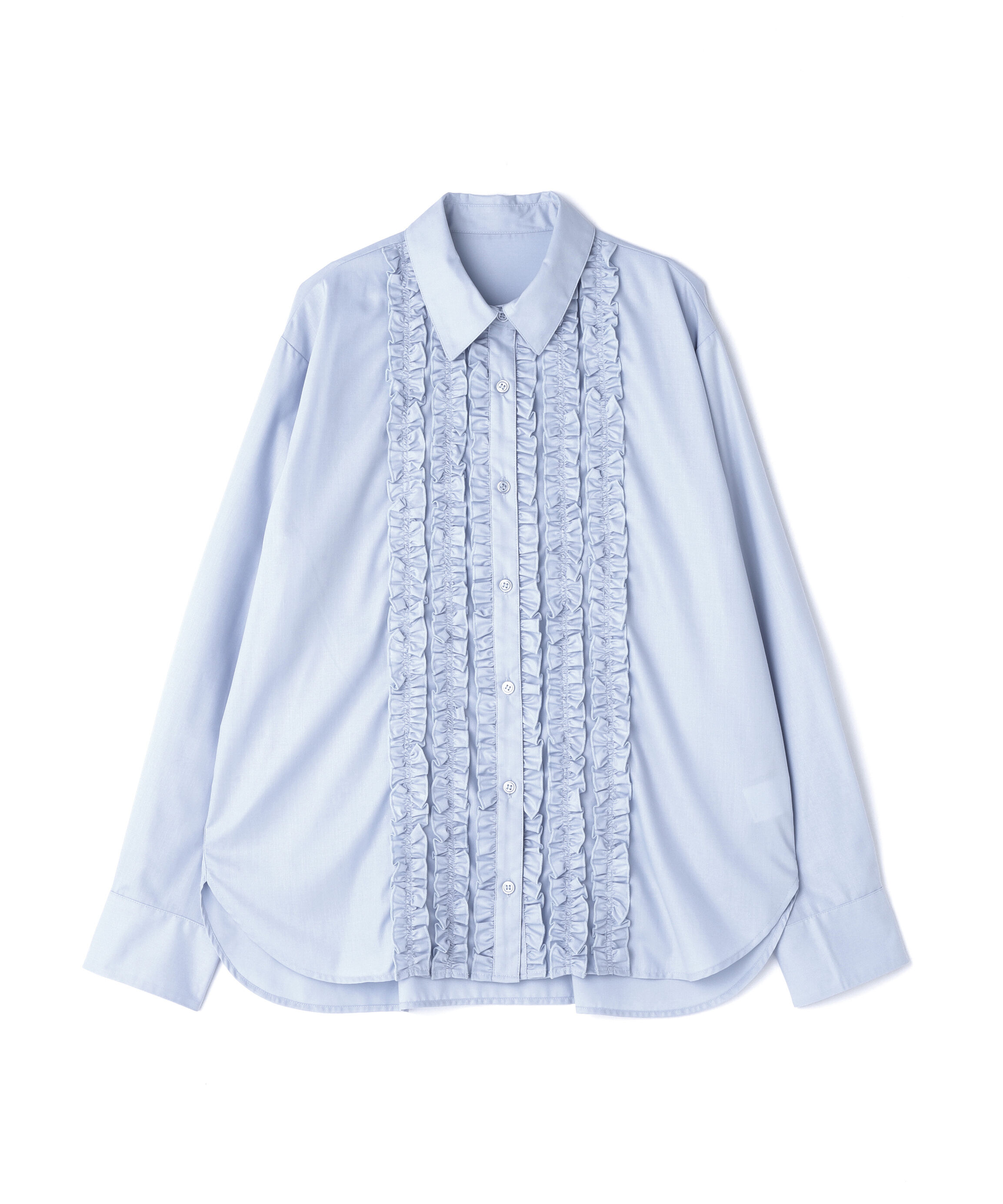  「フロントフリルブラウス」|シャツ・ブラウス|