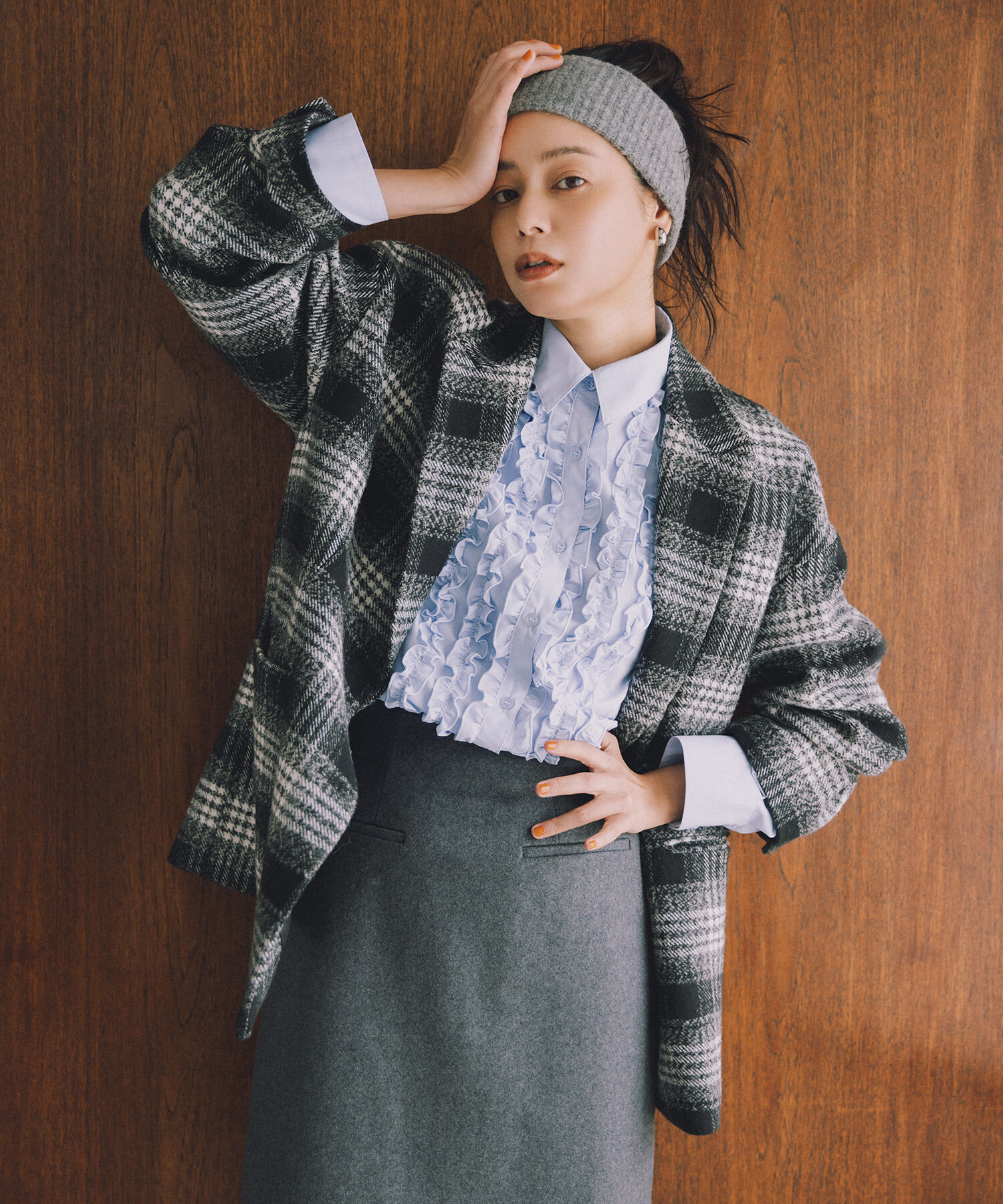  「フロントフリルブラウス」|シャツ・ブラウス|