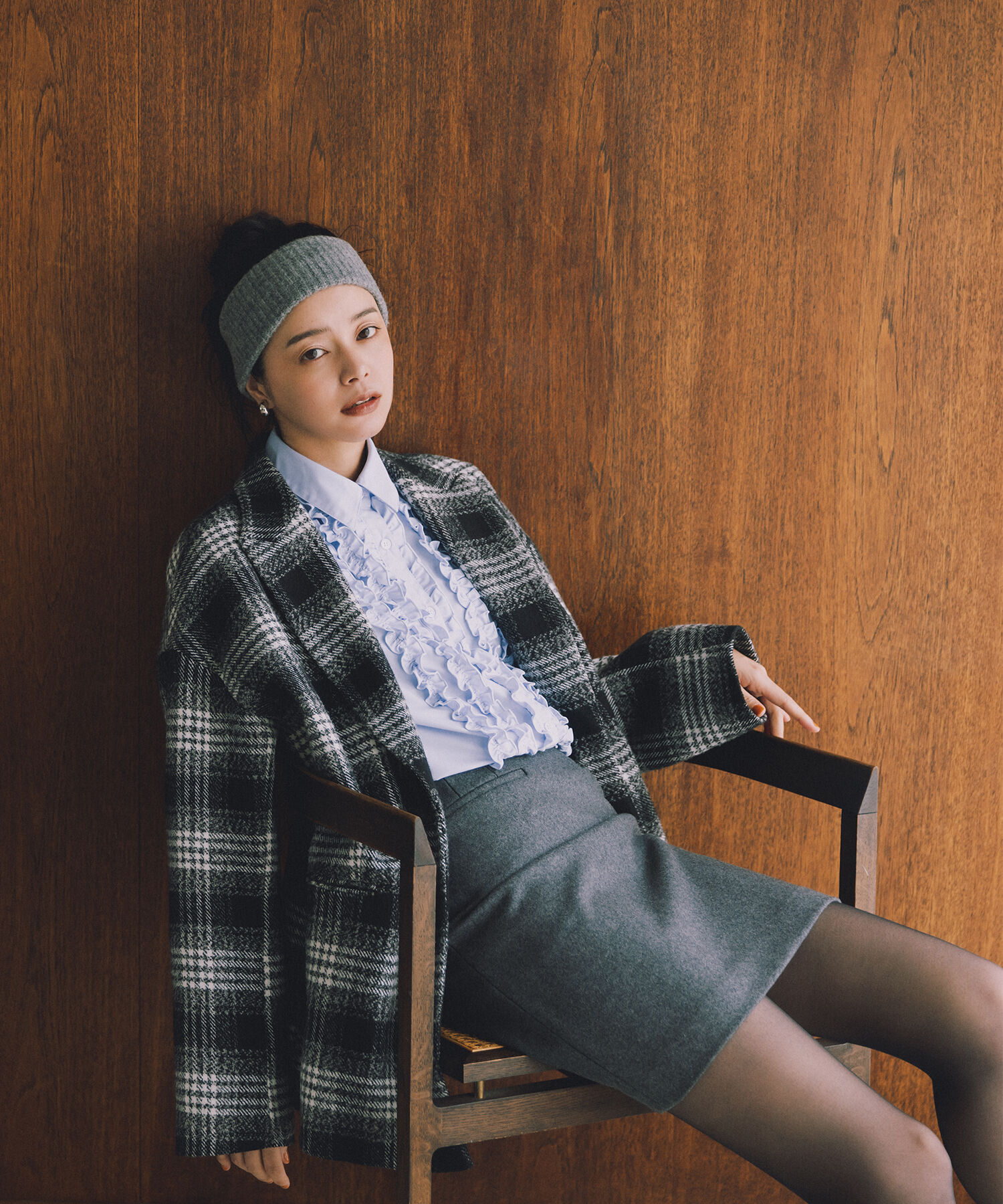  「フロントフリルブラウス」|シャツ・ブラウス|