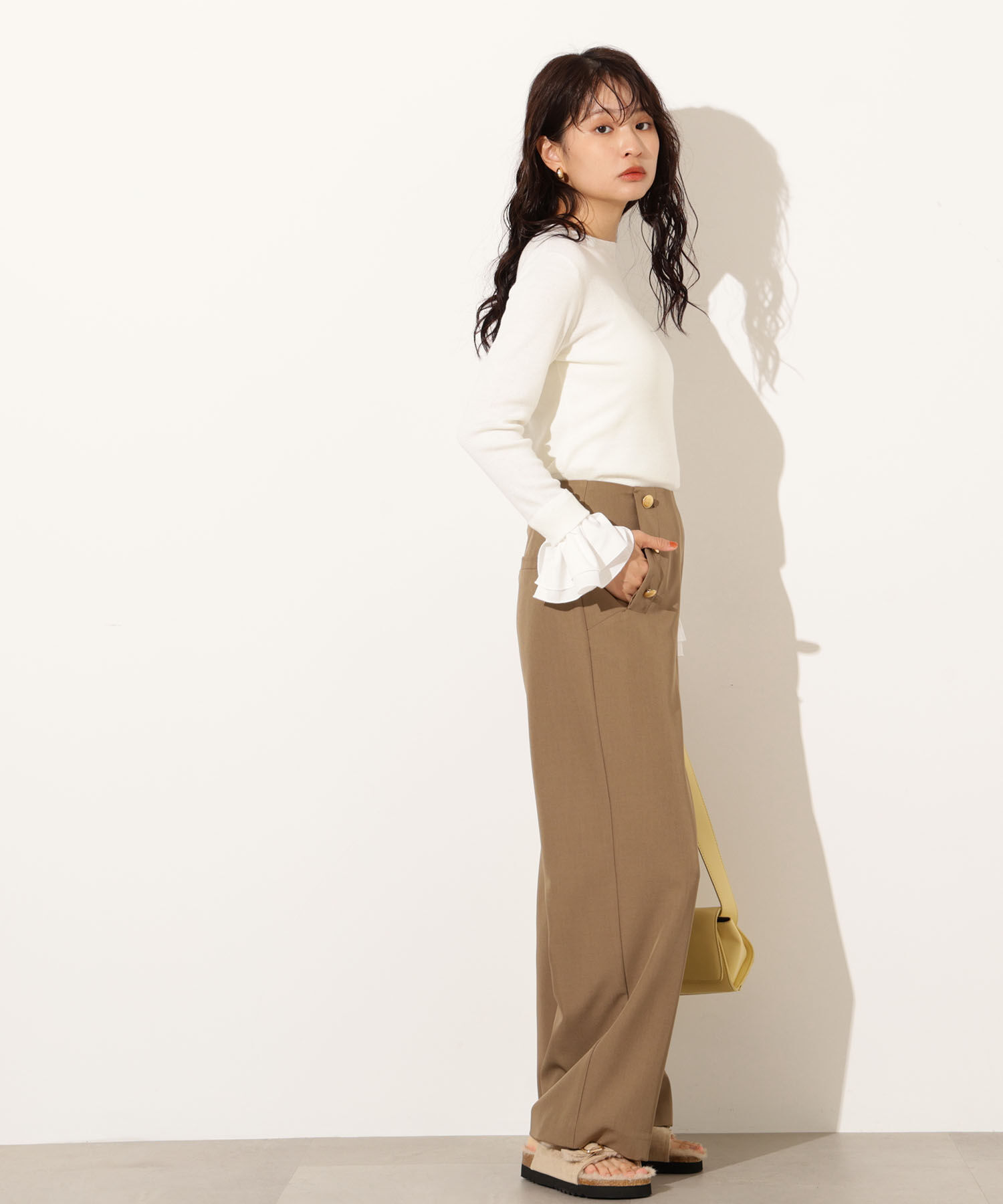  「カフスドッキングニット」|ニット・セーター|