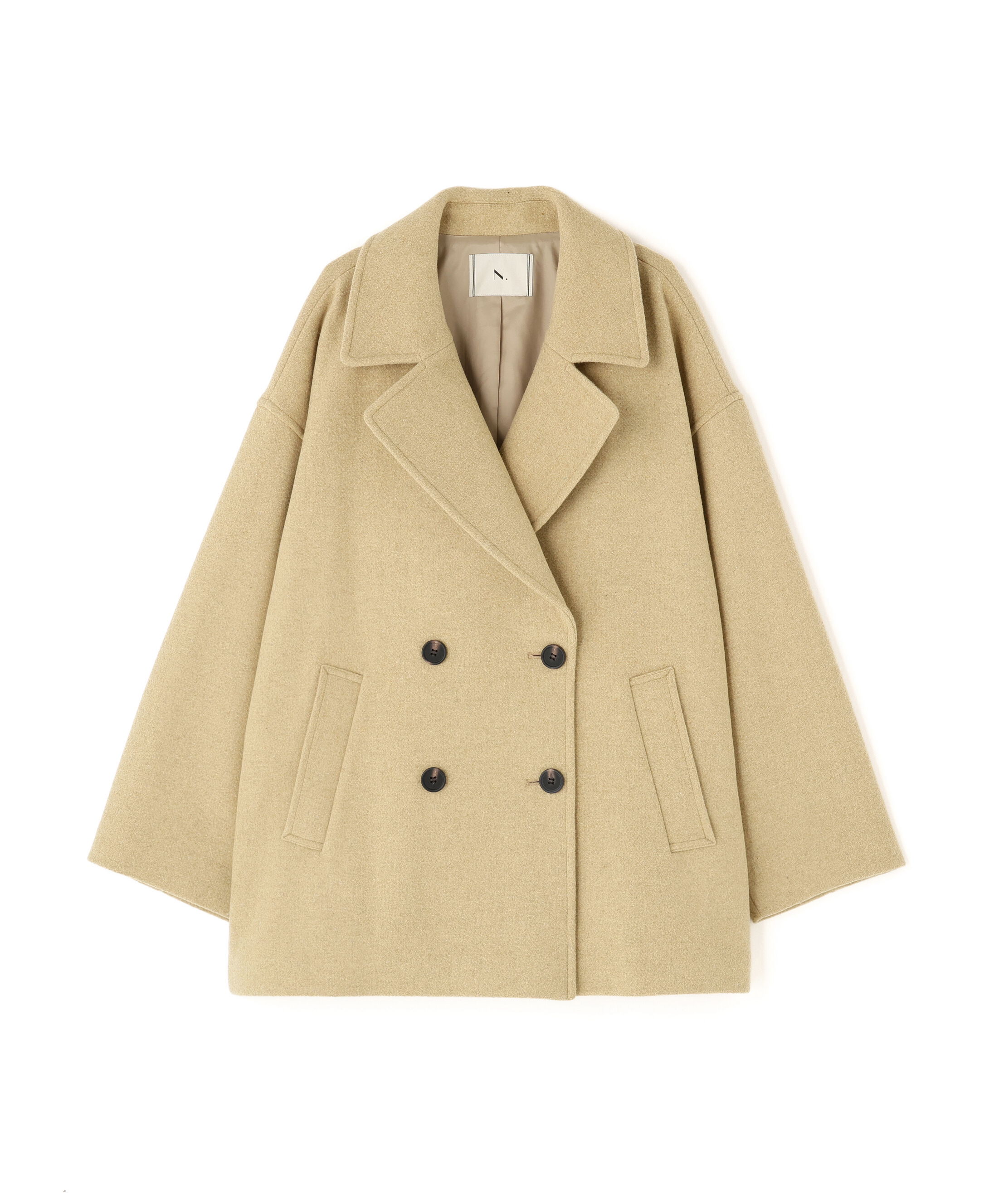  「ミドルPコート《ブラウン&times;ゴールドボタン：LUMINE・LUCUA・official site限定》」|ブルゾン・スタジャン|