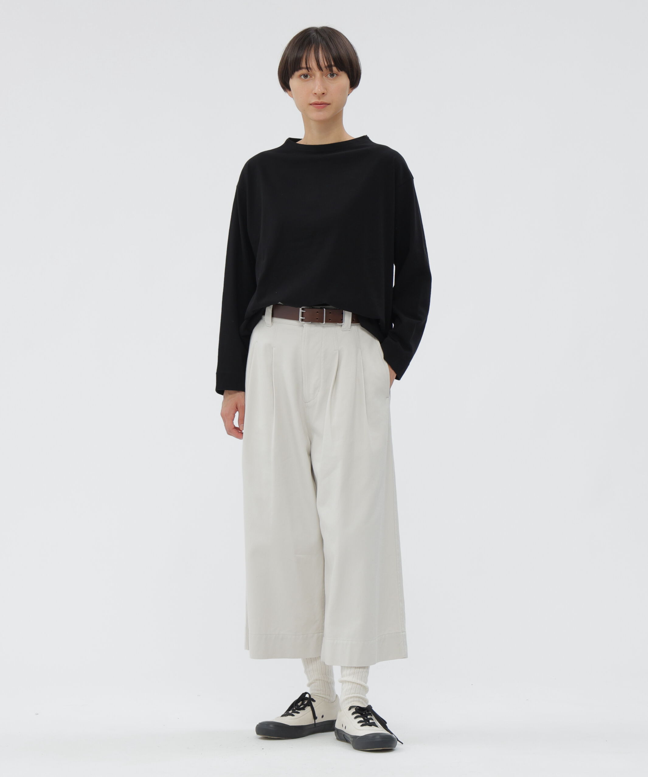 MHL.「SMOOTH COTTON JERSEY TOP」|Tシャツ・カットソー|