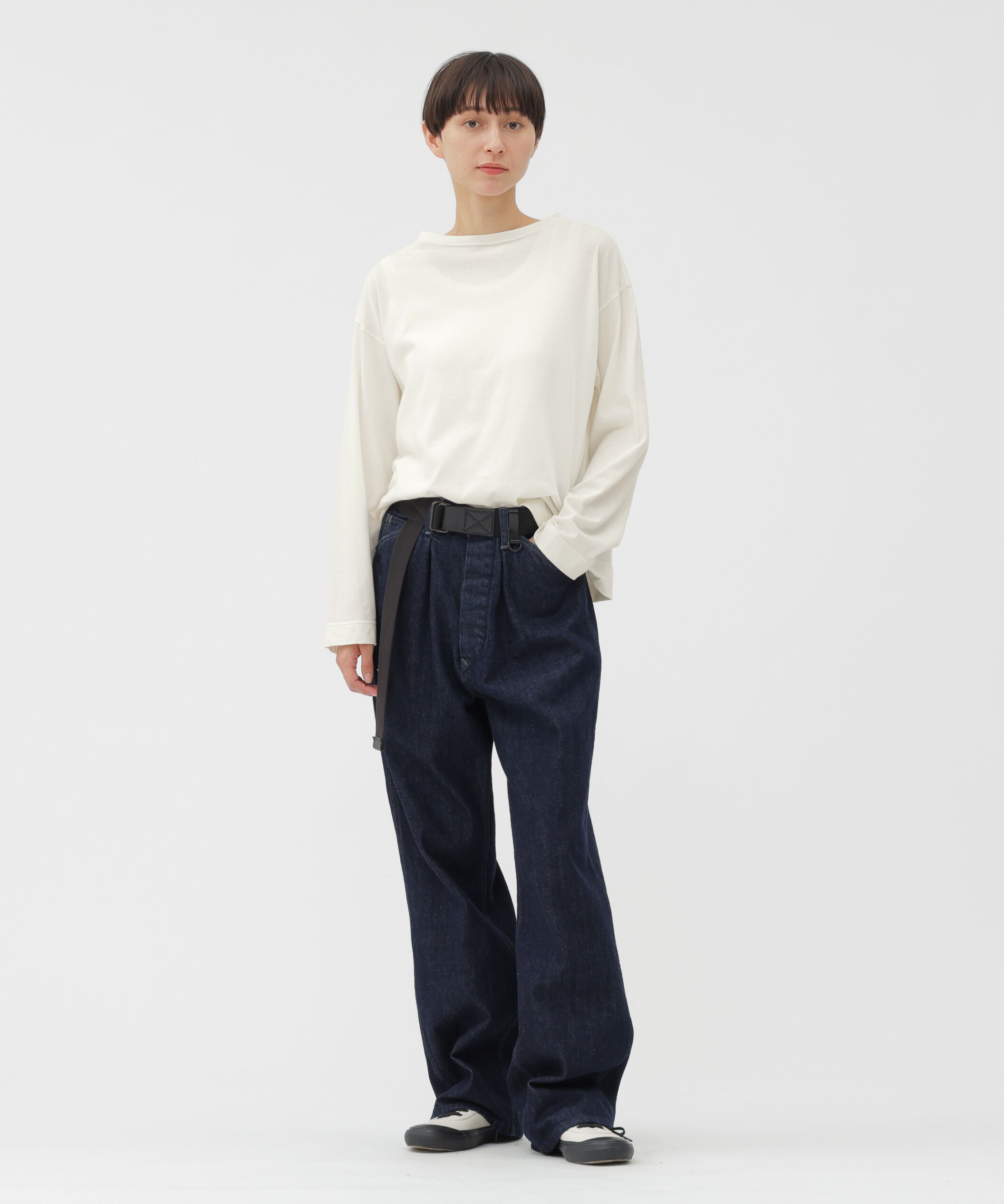 MHL.「SMOOTH COTTON JERSEY TOP」|Tシャツ・カットソー|