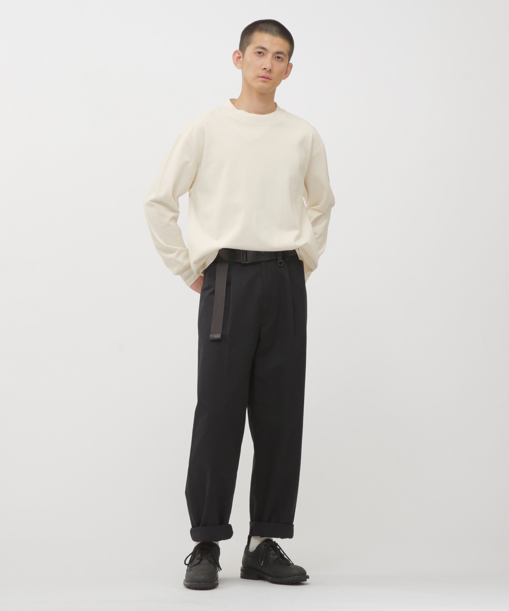 MHL.「LIGHT DENSED COTTON JERSEY TOP」|Tシャツ・カットソー|