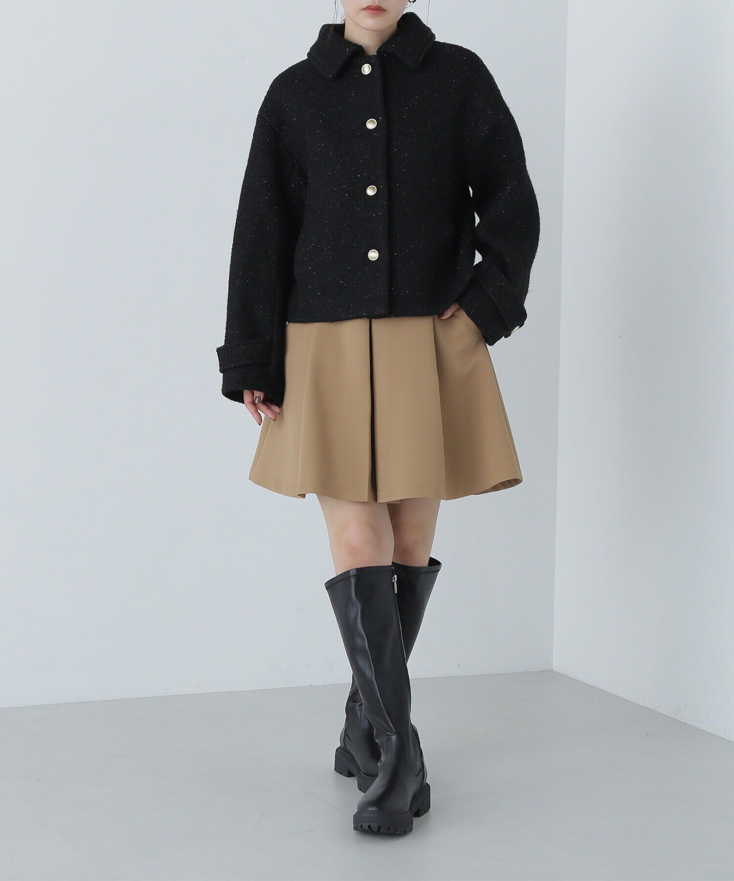  「ツイルフレアショートパンツ」|その他|