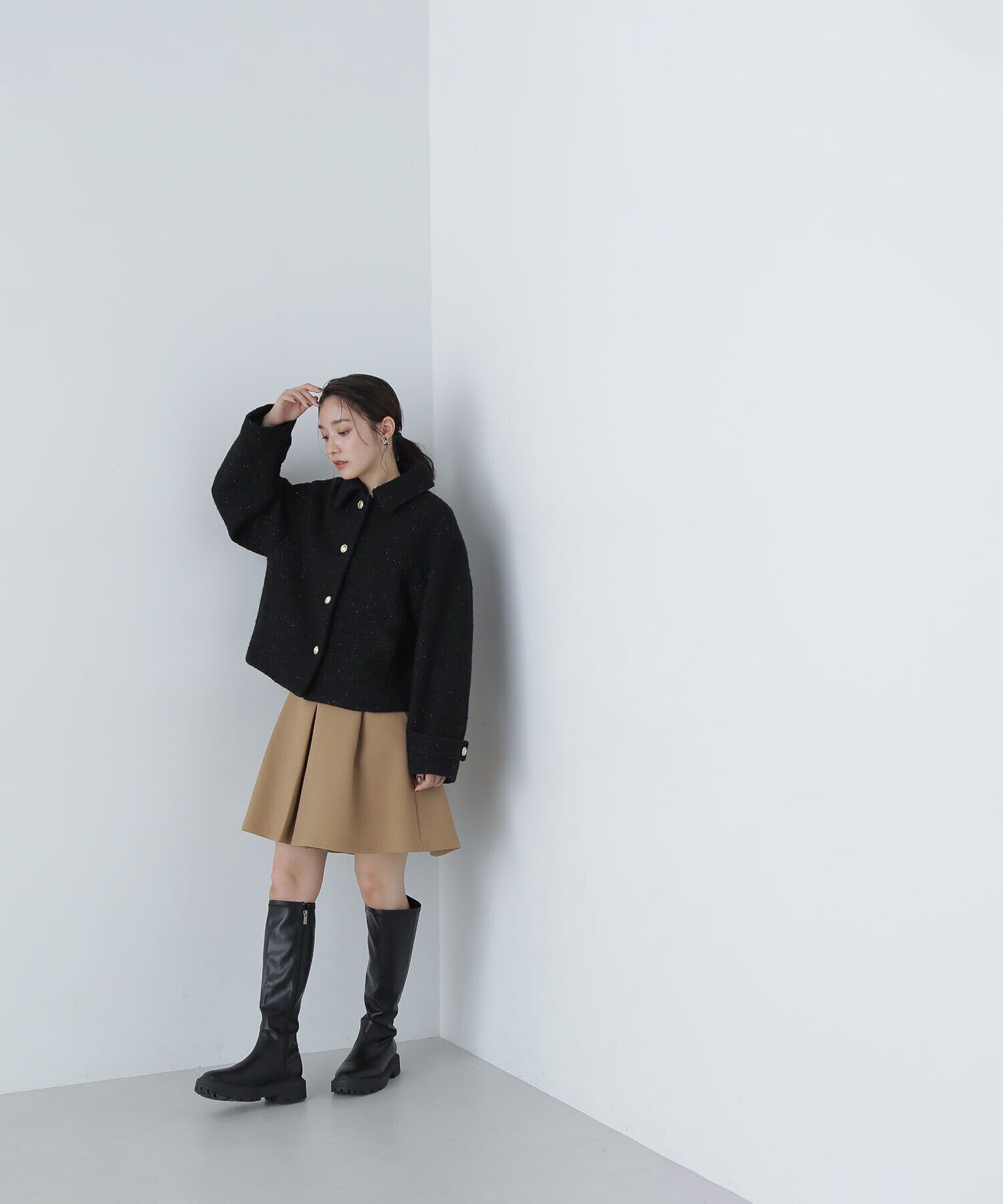  「ツイルフレアショートパンツ」|その他|