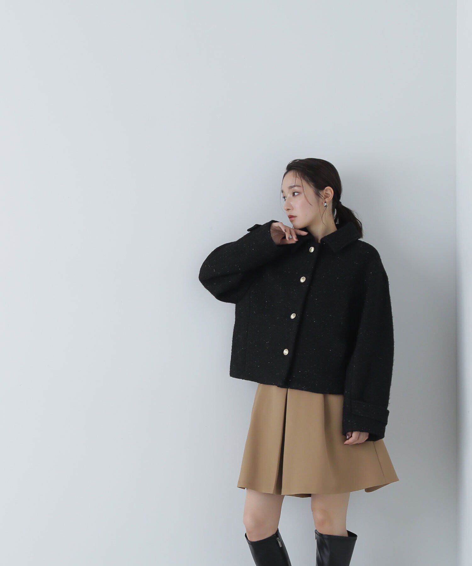  「ツイルフレアショートパンツ」|その他|