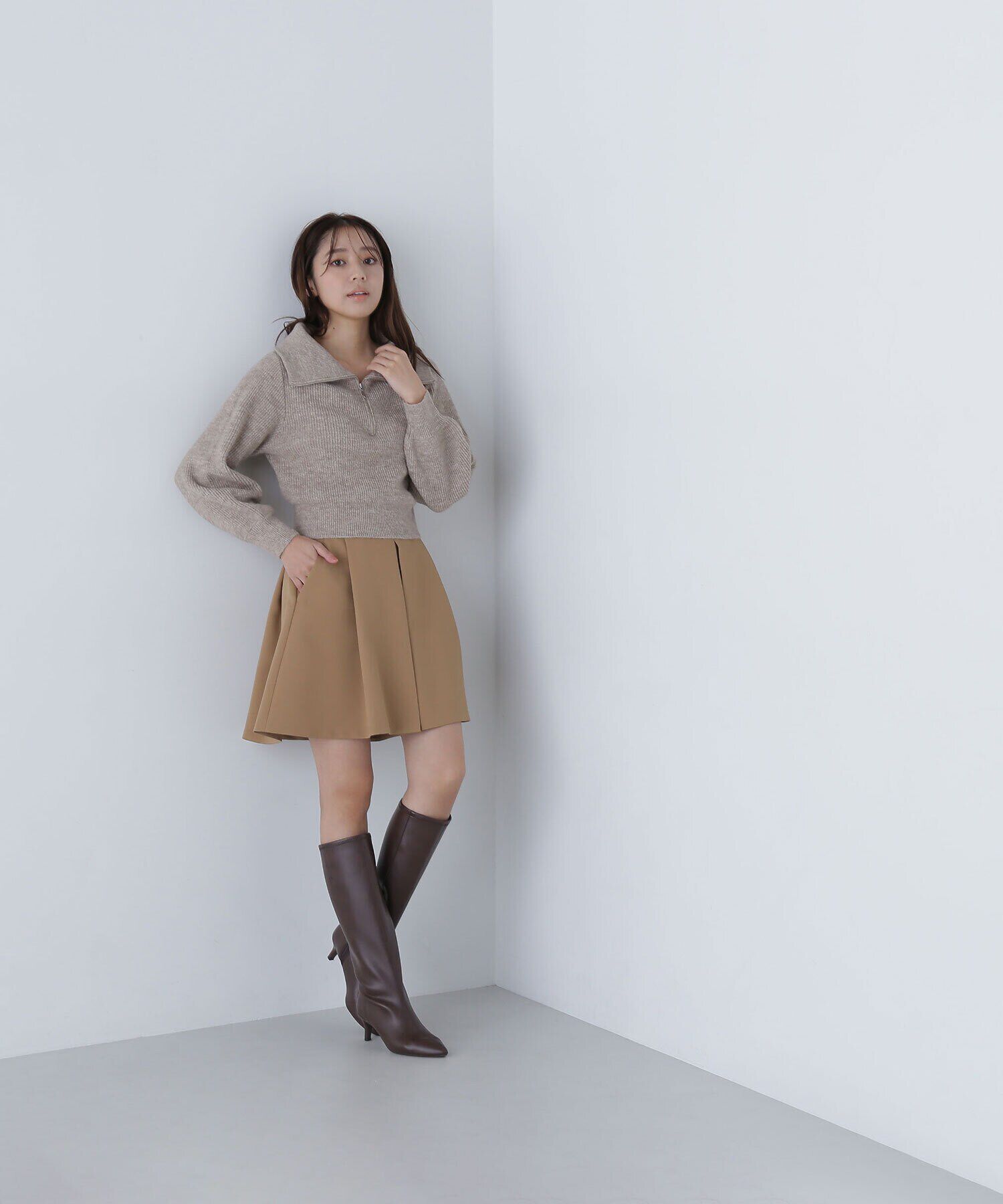  「ツイルフレアショートパンツ」|その他|