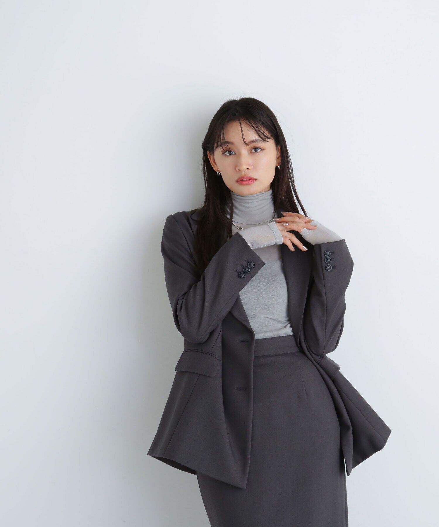  「＜リラクシーセットアップシリーズ＞ダブルブレストジャケット」|その他|