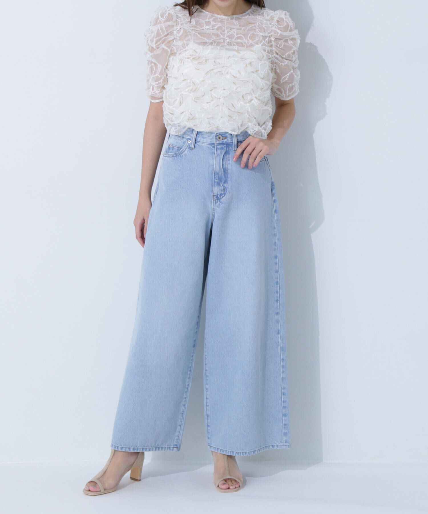  「バギーデニムパンツ」|その他|