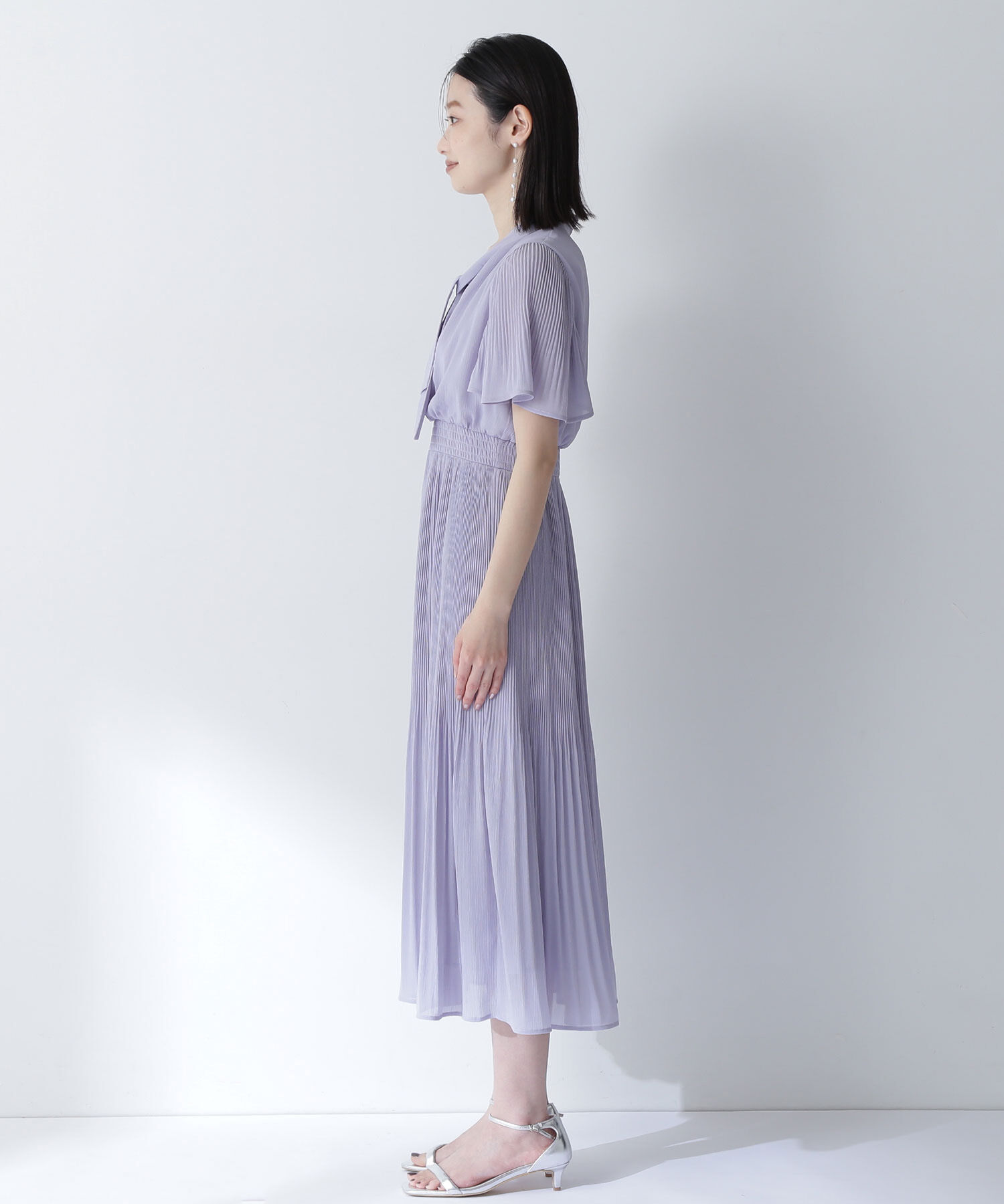  「楊柳ボウタイワンピース」|ワンピース|