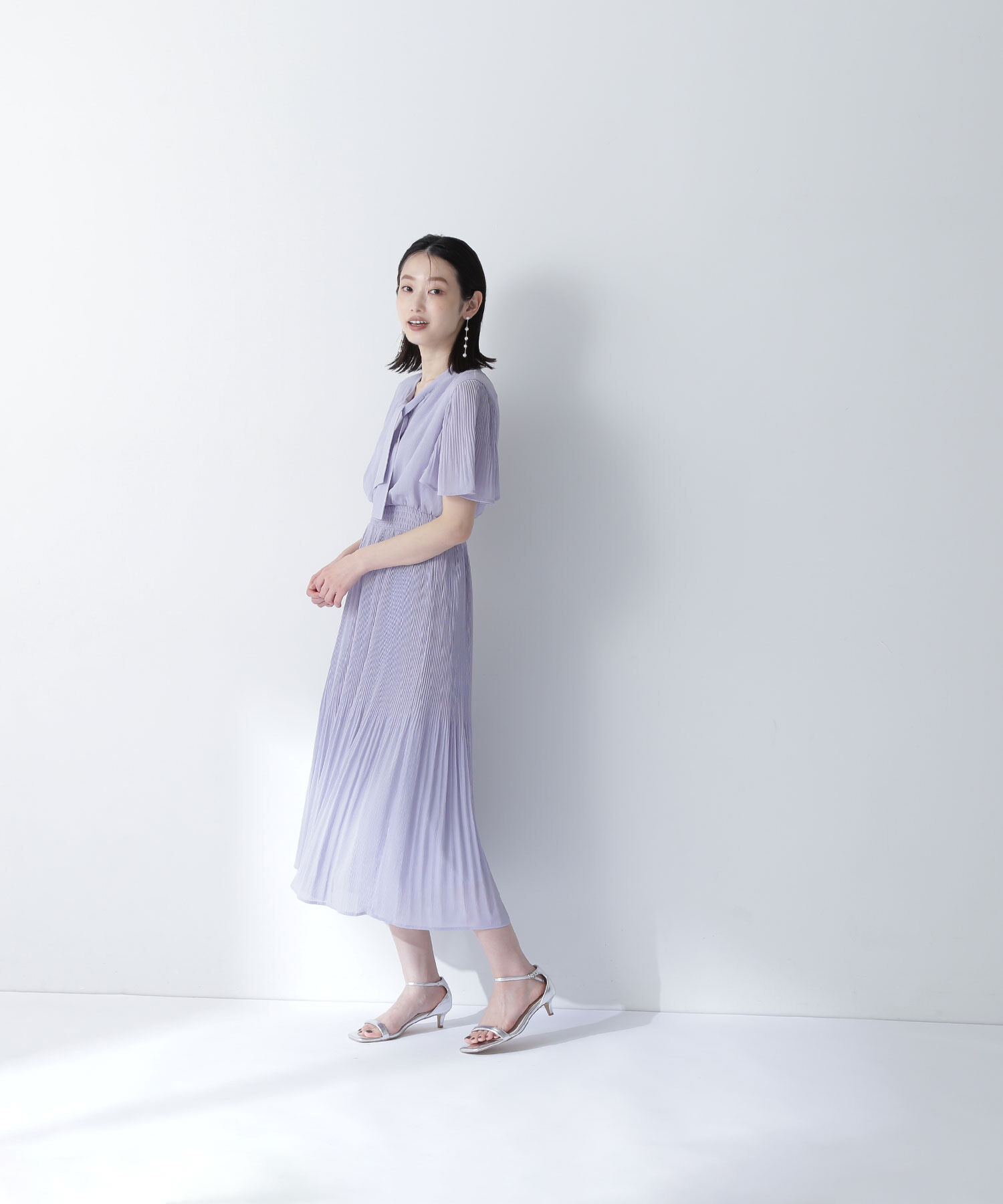  「楊柳ボウタイワンピース」|ワンピース|