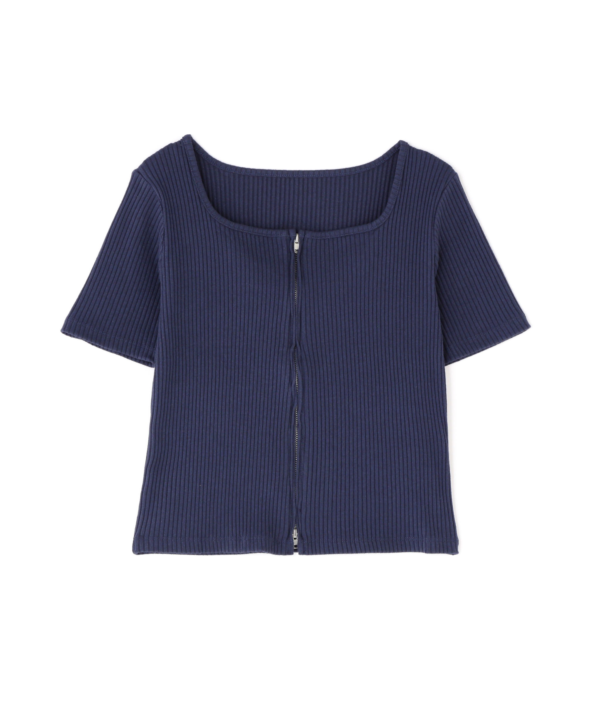  「コンパクトジップトップス」|Tシャツ・カットソー|