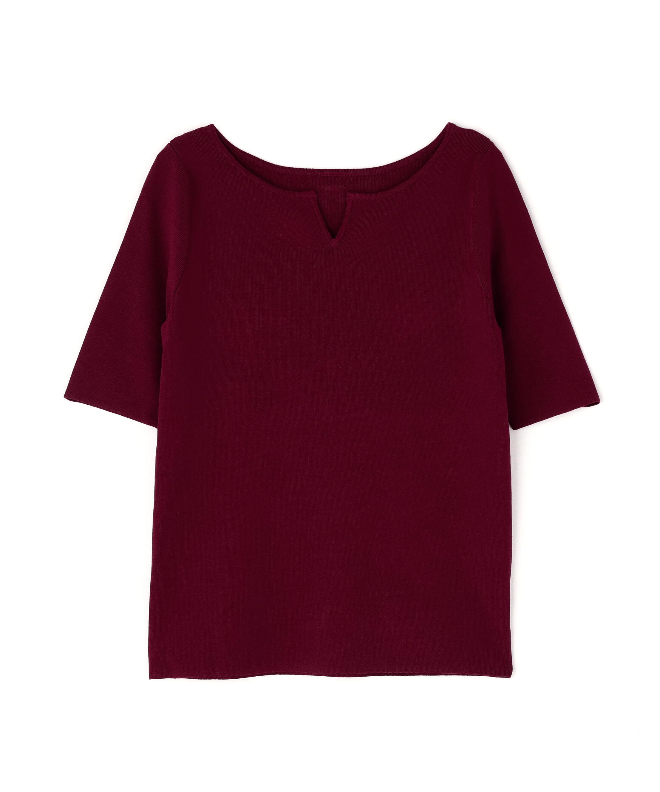  「総針ベーシックシリーズ キーネックニット」|ニット・セーター|