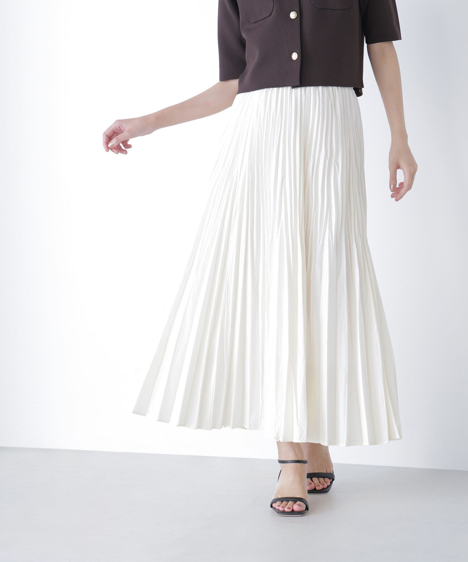  「ランダムプリーツスカート」|スカート|