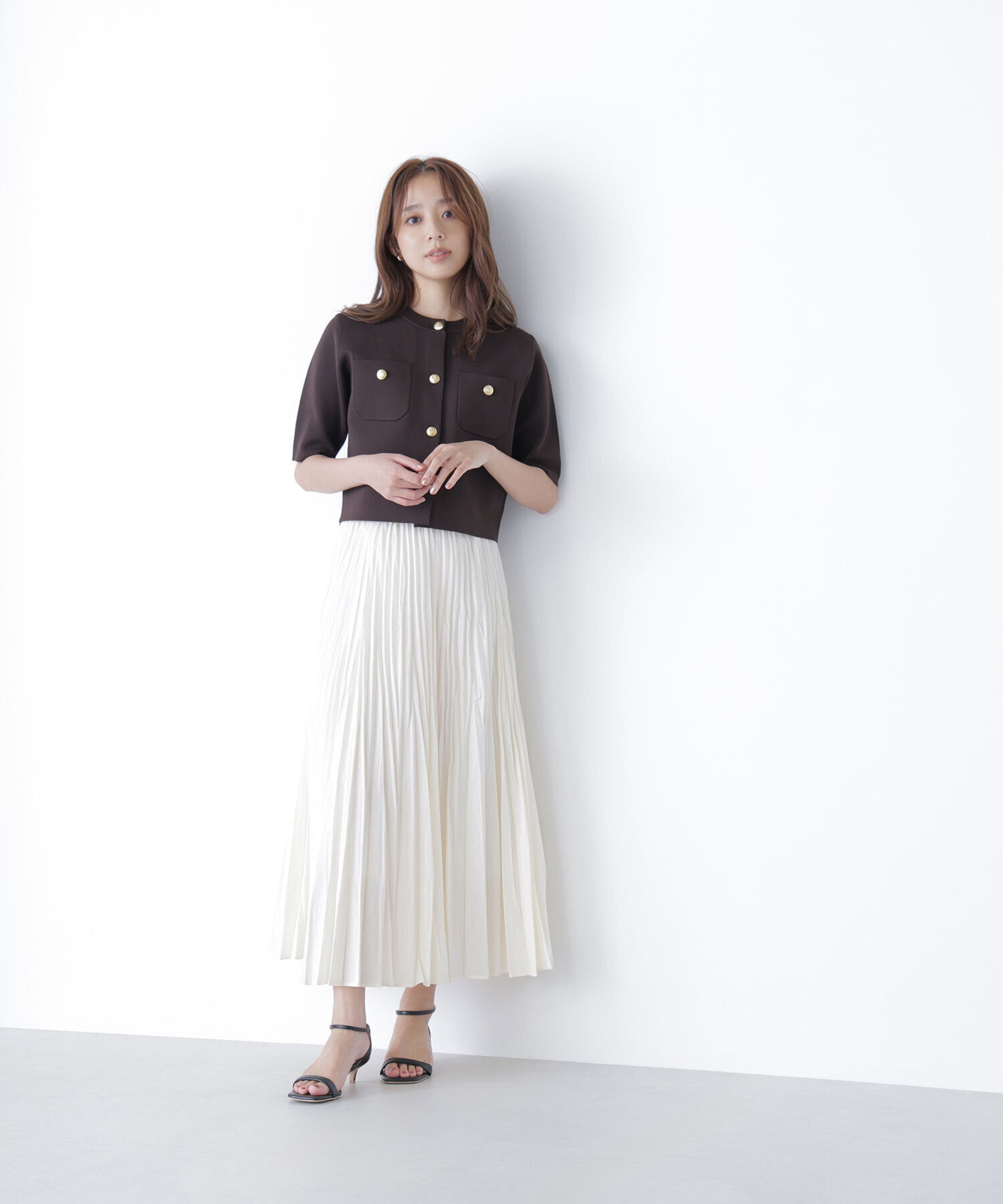 「ランダムプリーツスカート」|スカート|