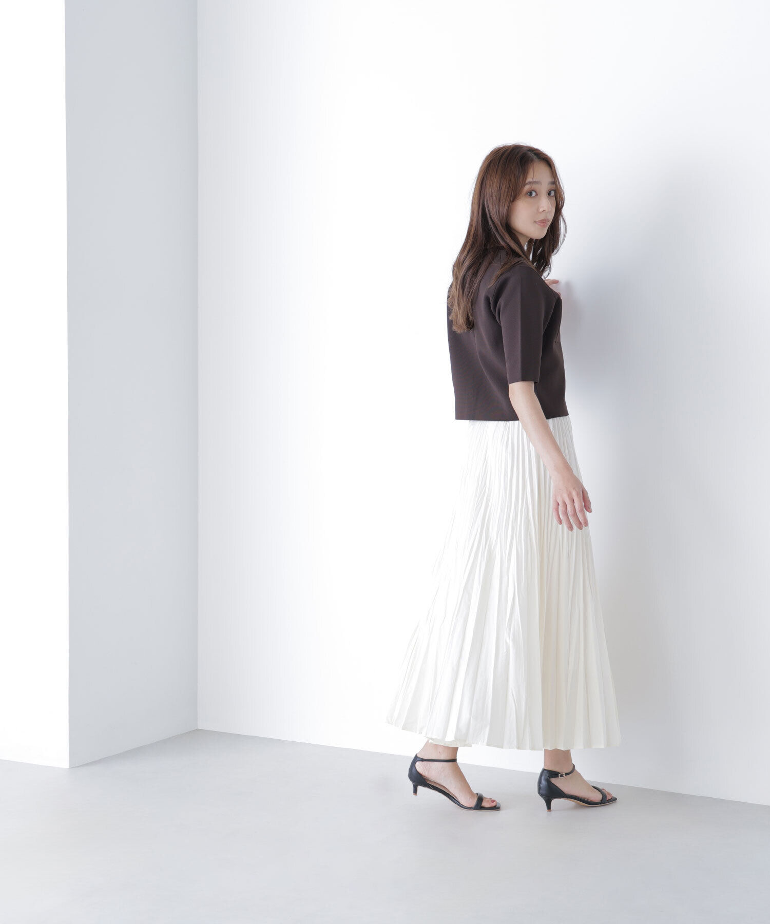  「ランダムプリーツスカート」|スカート|