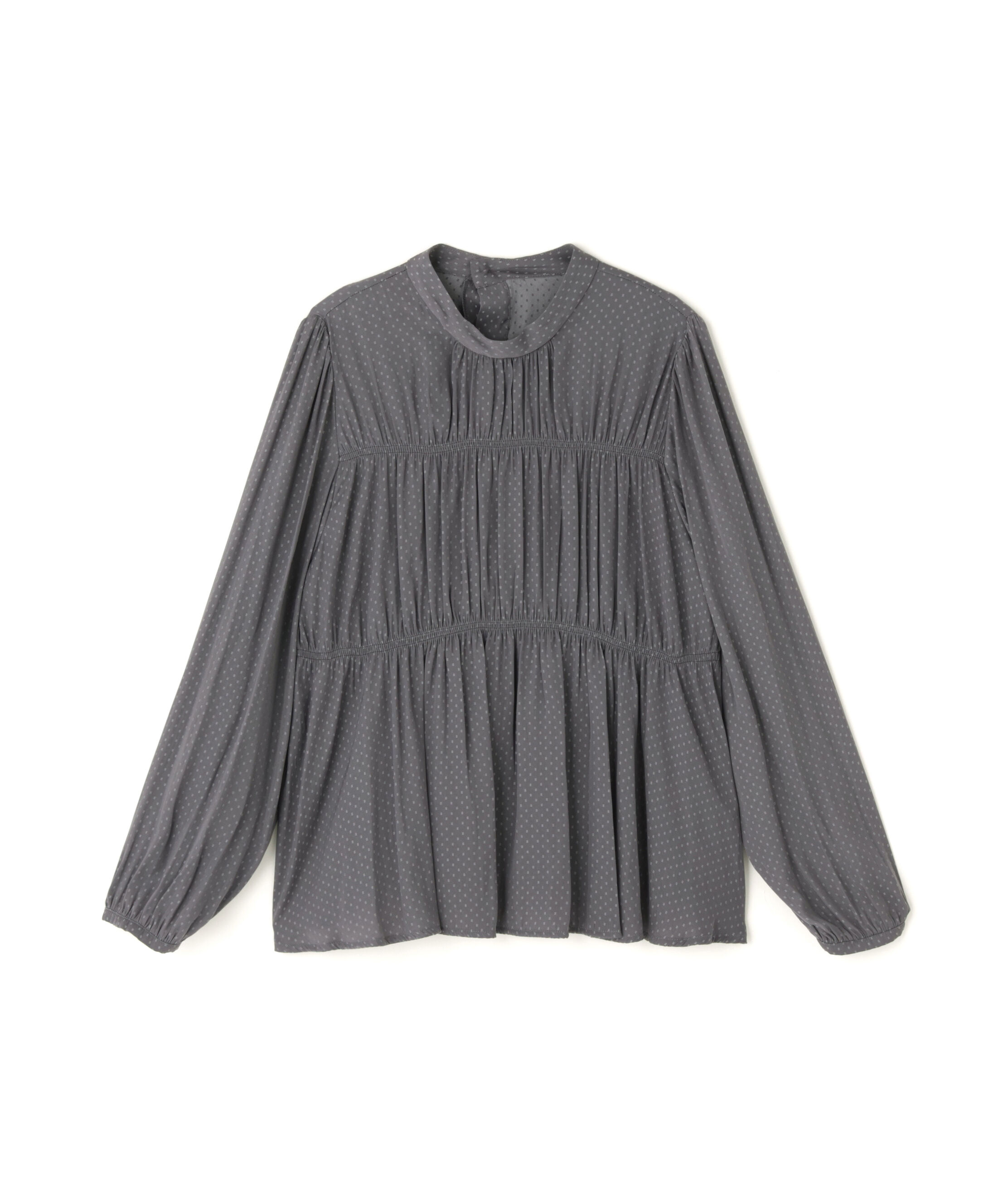  「シャーリングデザインブラウス」|シャツ・ブラウス|