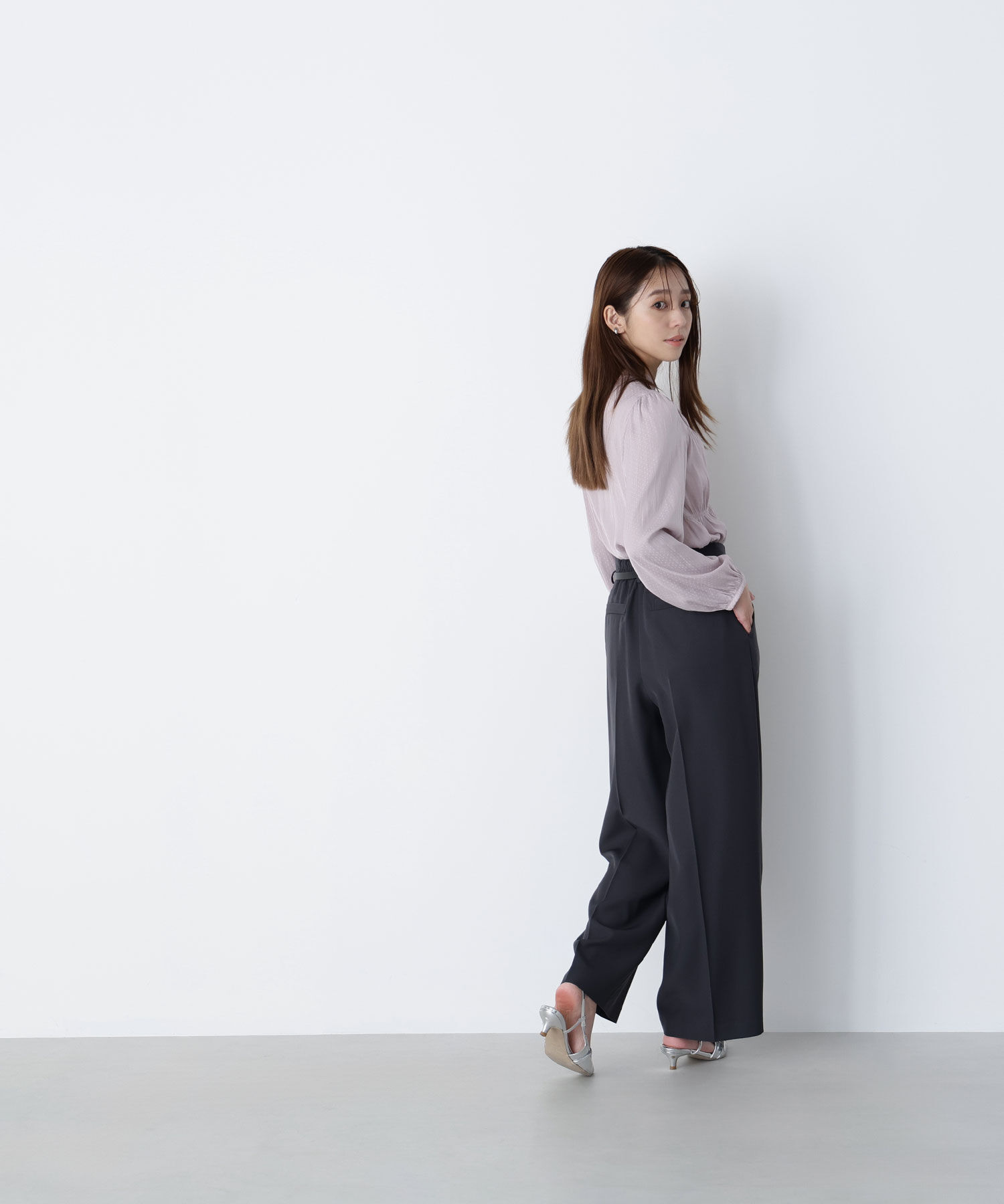  「シャーリングデザインブラウス」|シャツ・ブラウス|