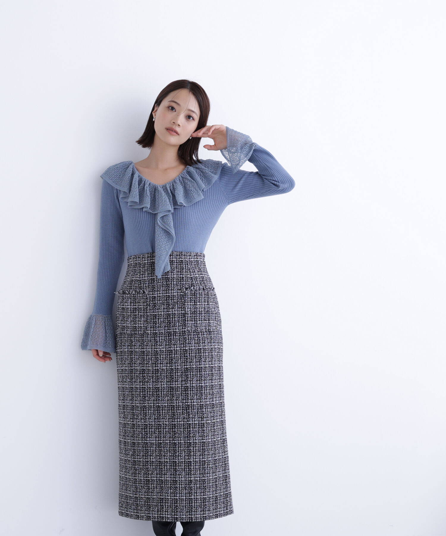  「ツイーディーナロースカート」|スカート|