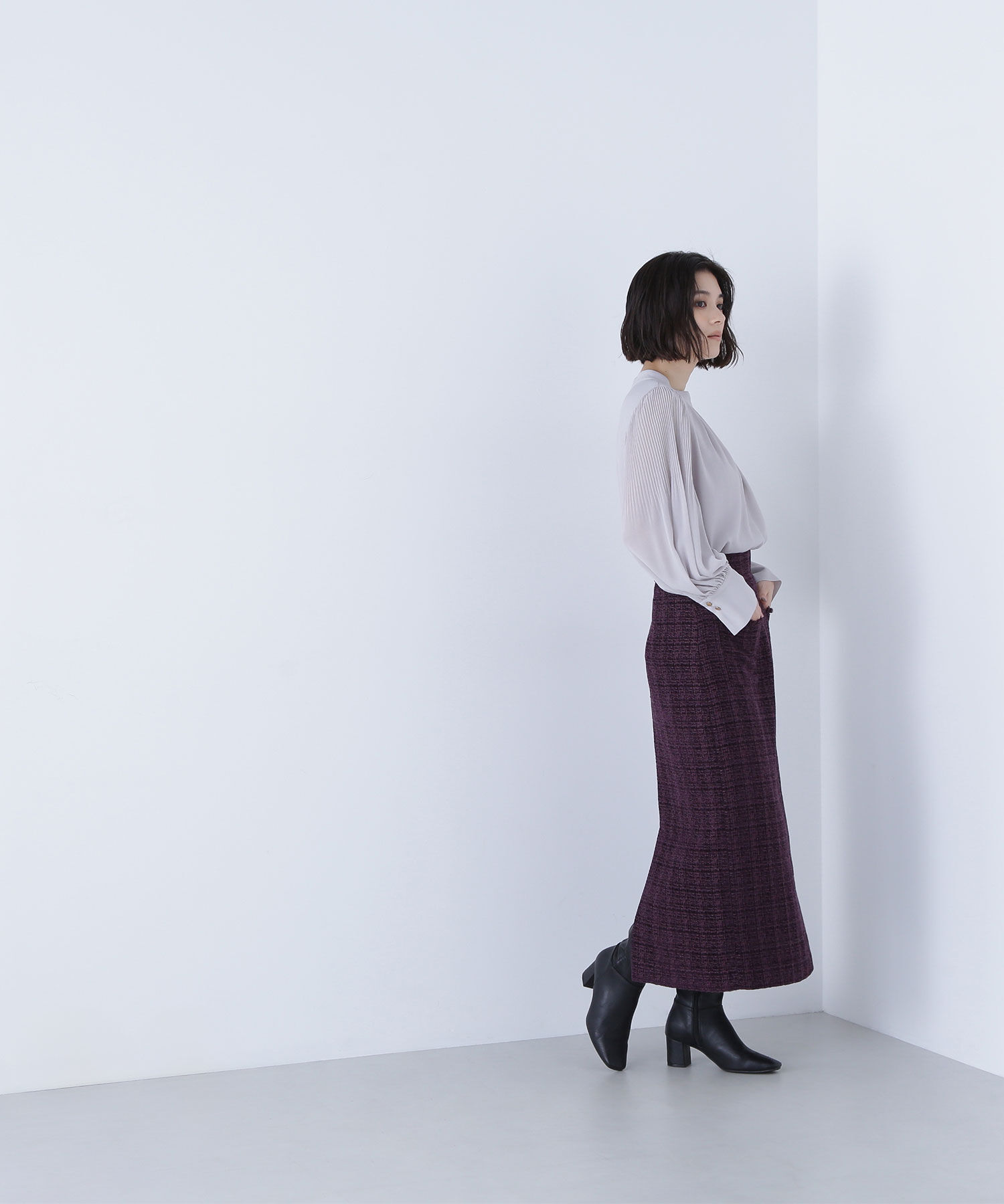  「ツイーディーナロースカート」|スカート|