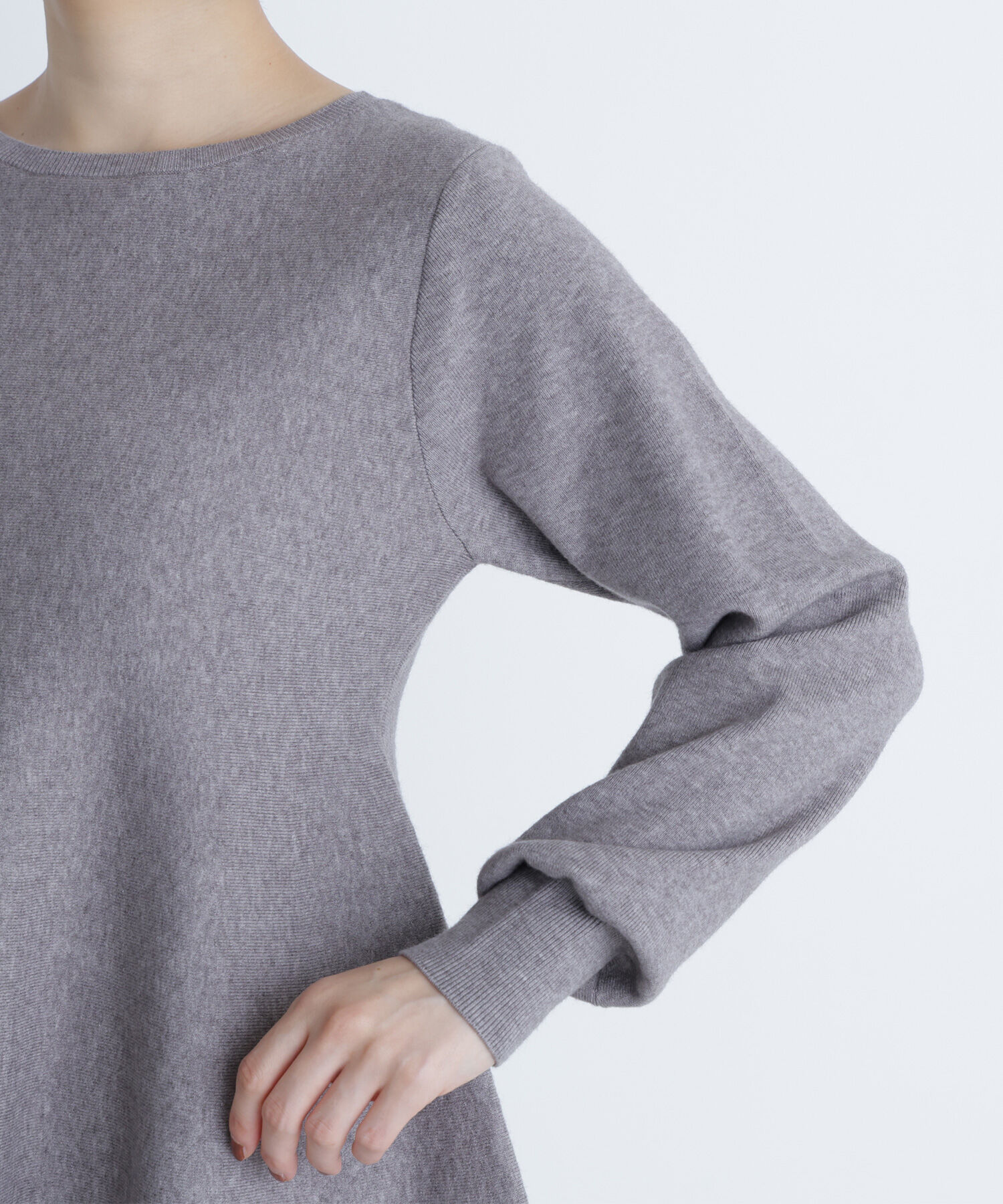  「ペプラムチュニックニット」|ニット・セーター|