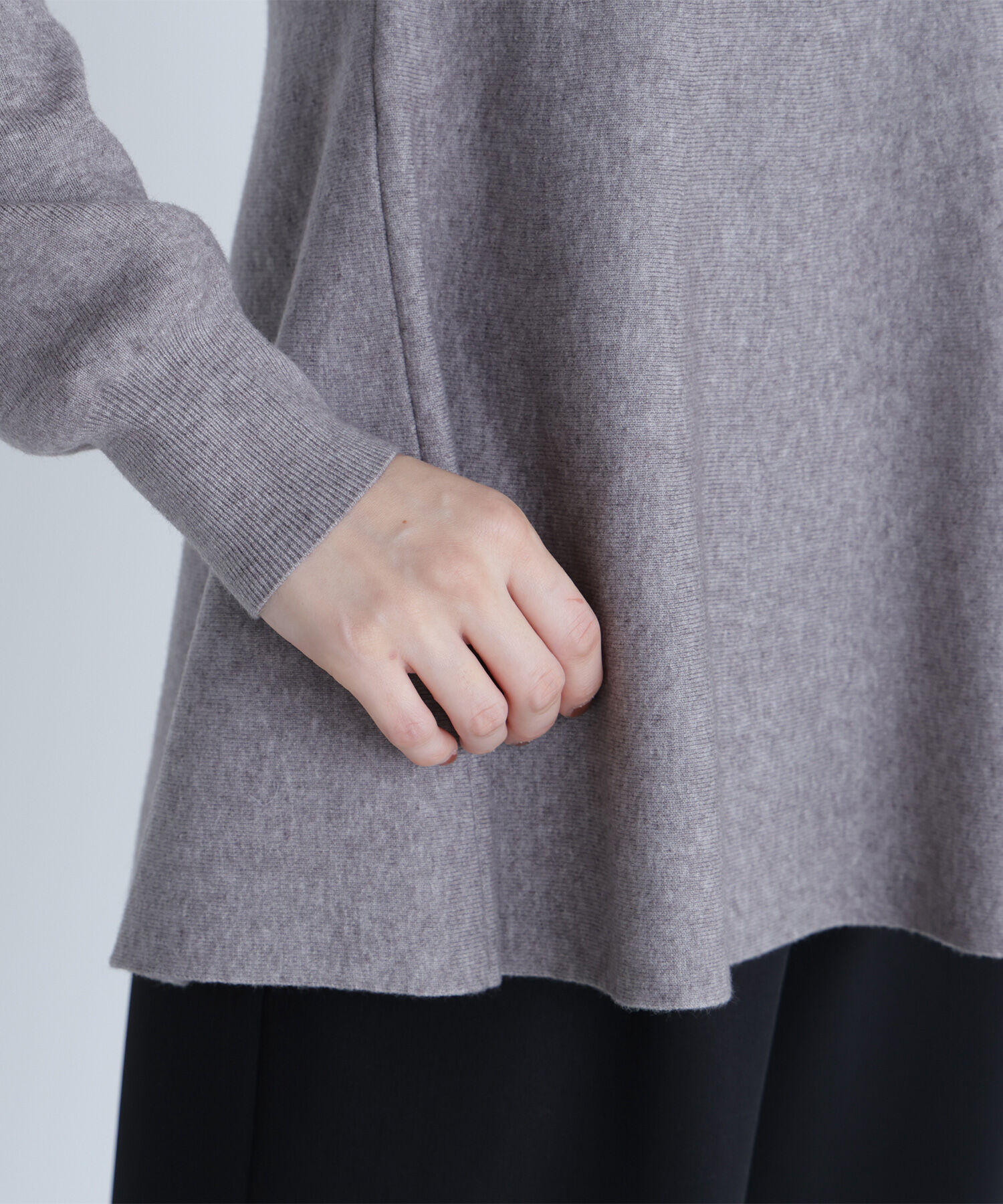  「ペプラムチュニックニット」|ニット・セーター|