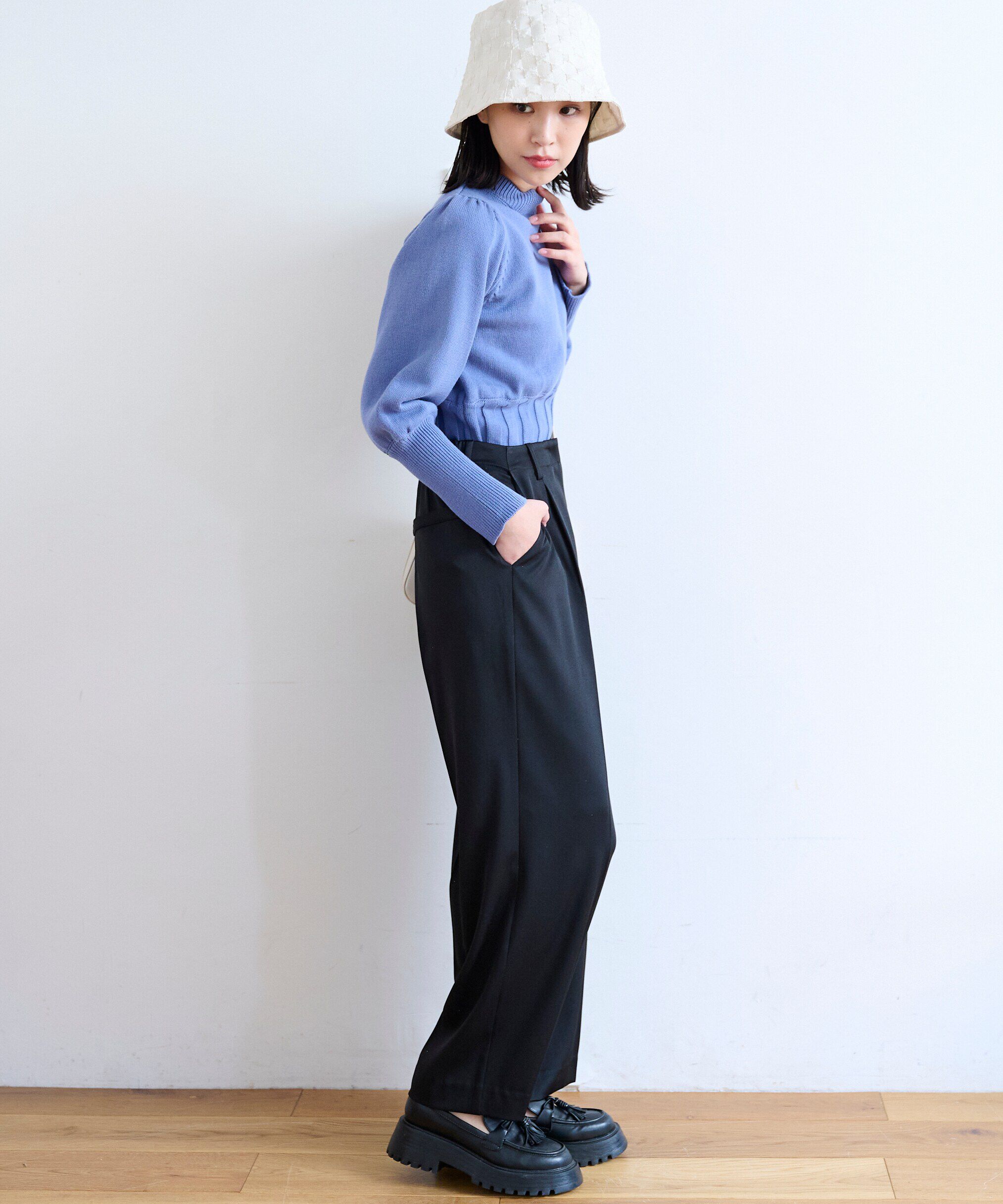  「[Sシリーズ対応商品]センタープレスワイドパンツ」|その他|