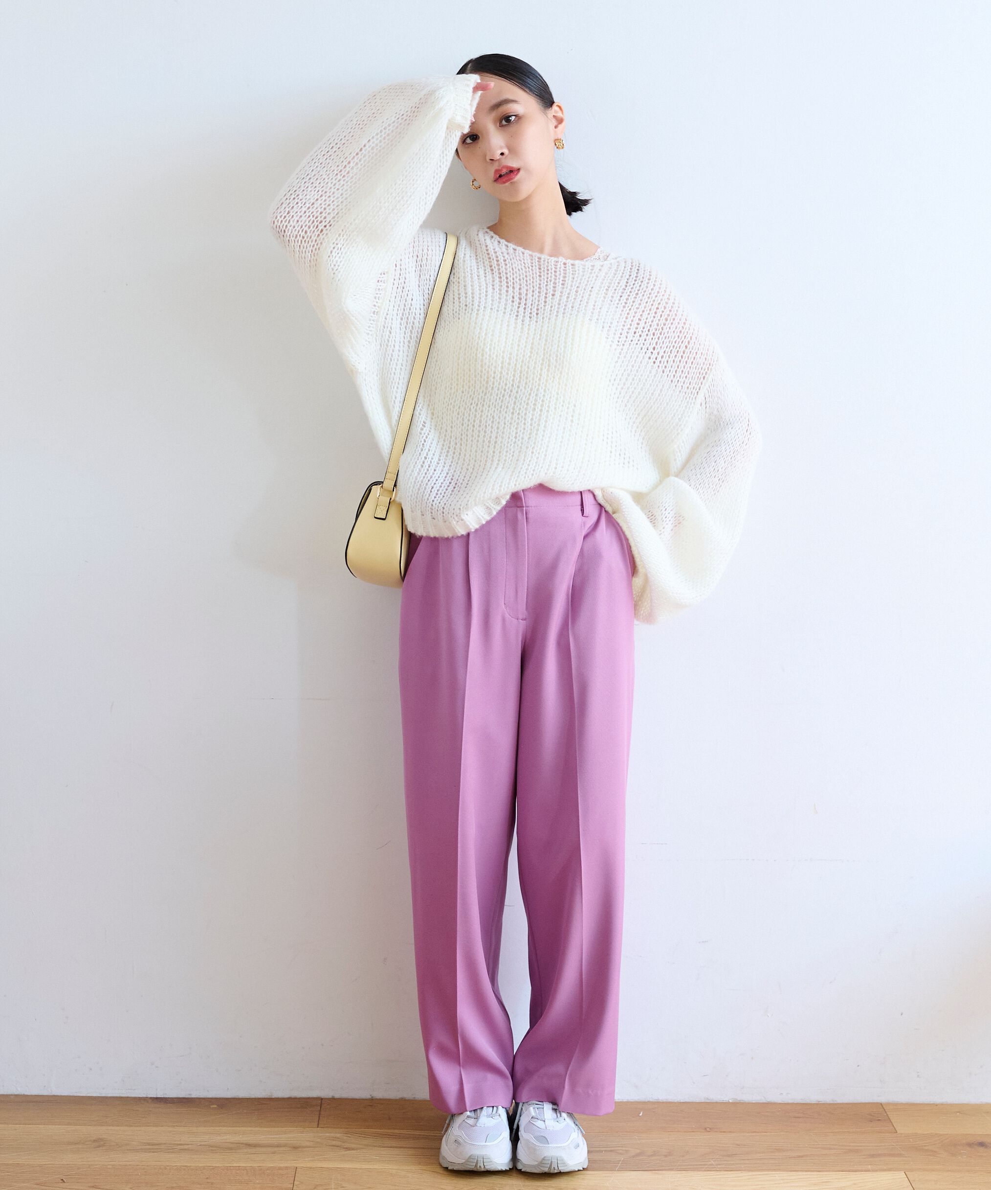  「[Sシリーズ対応商品]センタープレスワイドパンツ」|その他|